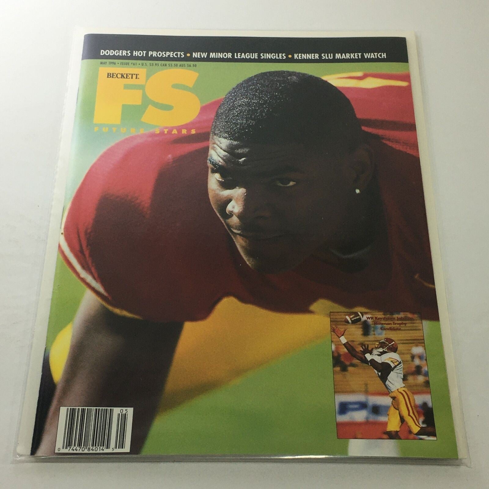 Beckett Future Stars: May 1996 Issue #61 - Keyshawn Johnson & Karim Garcia