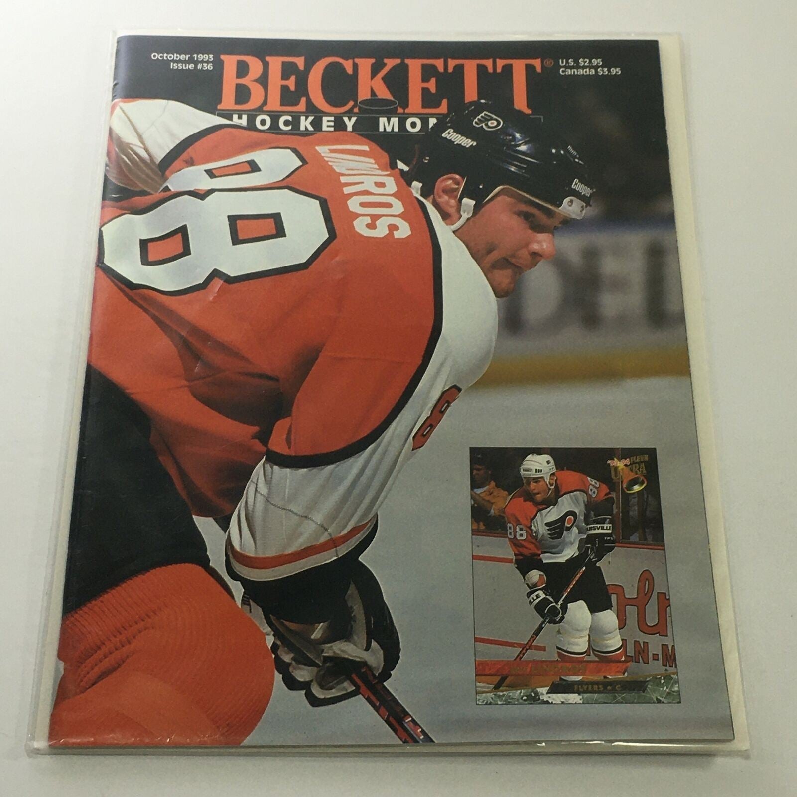 Beckett Hockey Monthly: October 1993 Issue #36 - NHL Eric Lindros