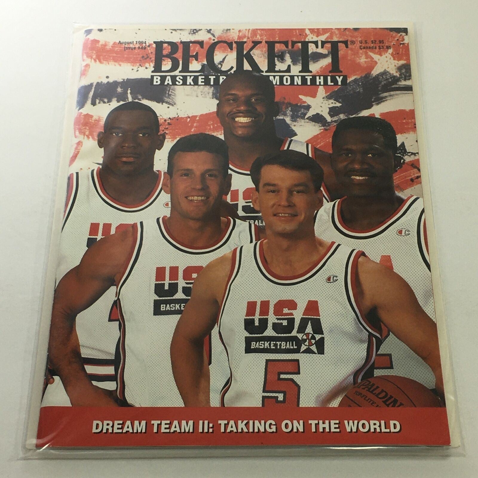 Beckett Basketball Monthly: August 1994 Issue #49 - Dream Team II: Taking World