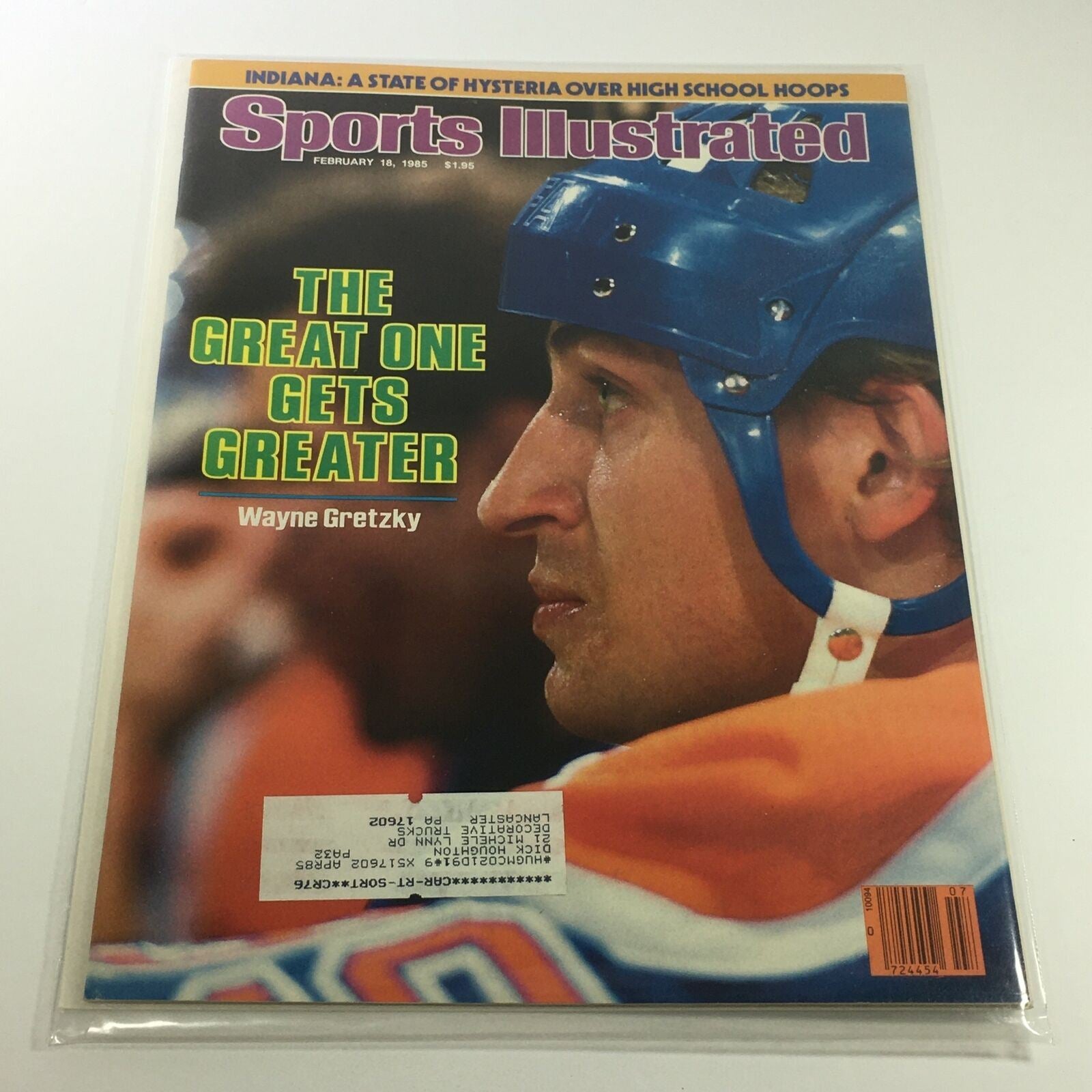 Beckett Hockey Monthly: February 18 1985 - Wayne Gretzky / Newsstand