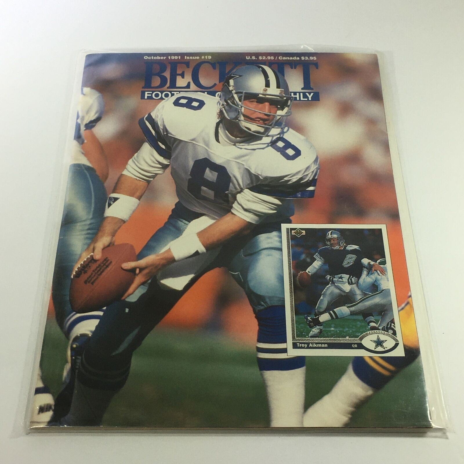 Beckett Hockey Monthly: October 1991 Issue #19 - Troy Kenneth Aikman / Newsstand