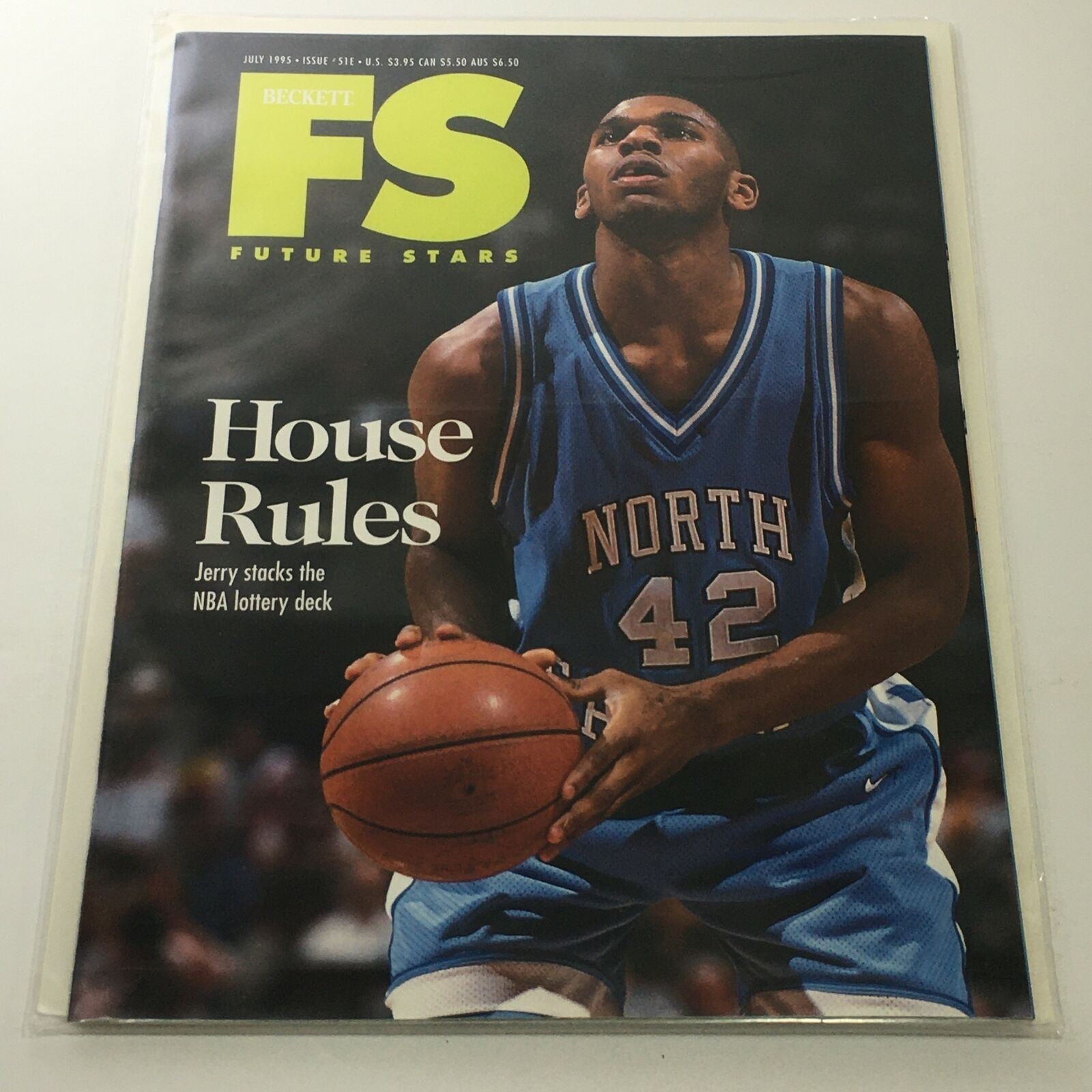 Beckett Future Stars: July 1995 Issue #S1E - Jerry Stackhouse House Rules