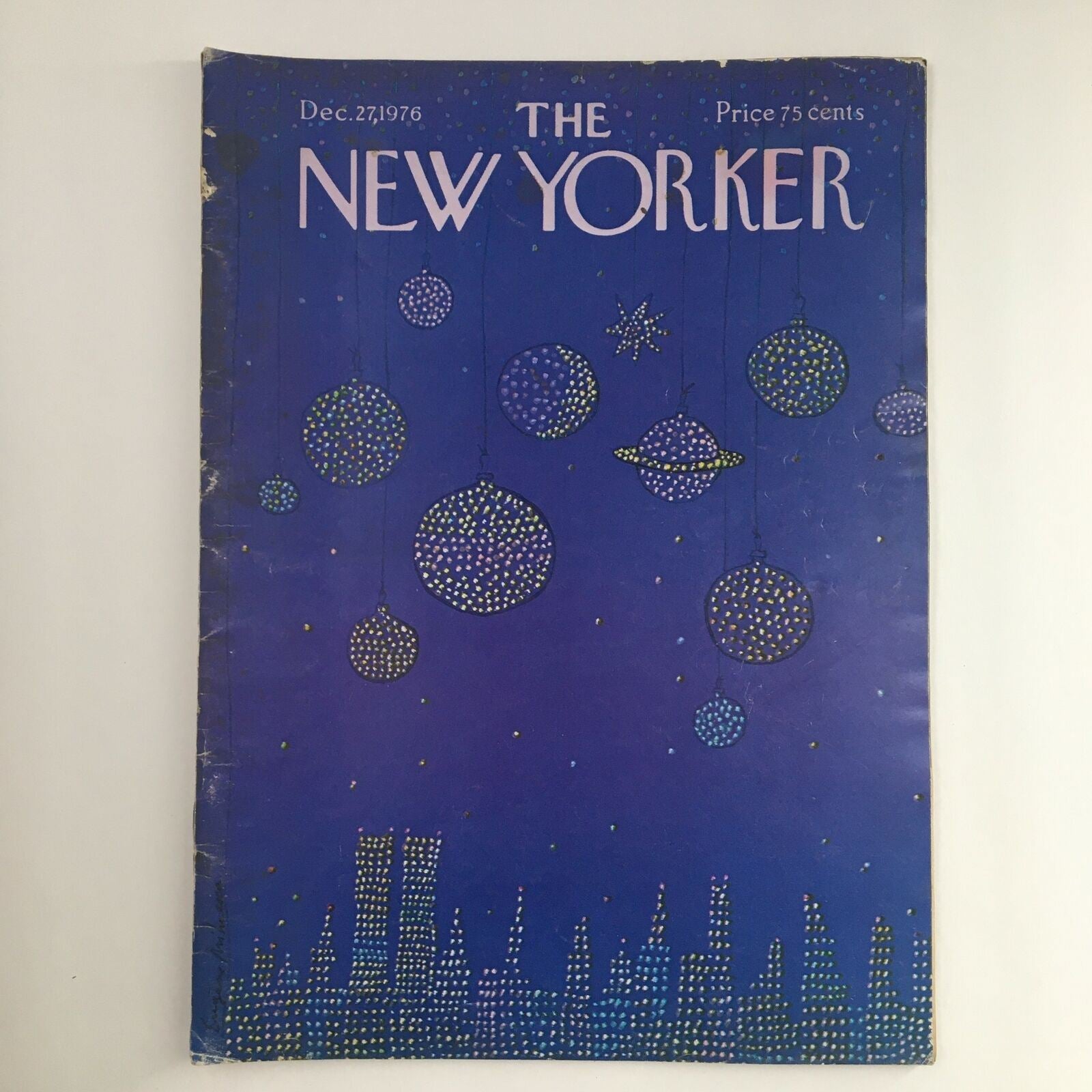 The New Yorker Magazine December 27 1976 Stars in the Sky by Eugene Mihaesco