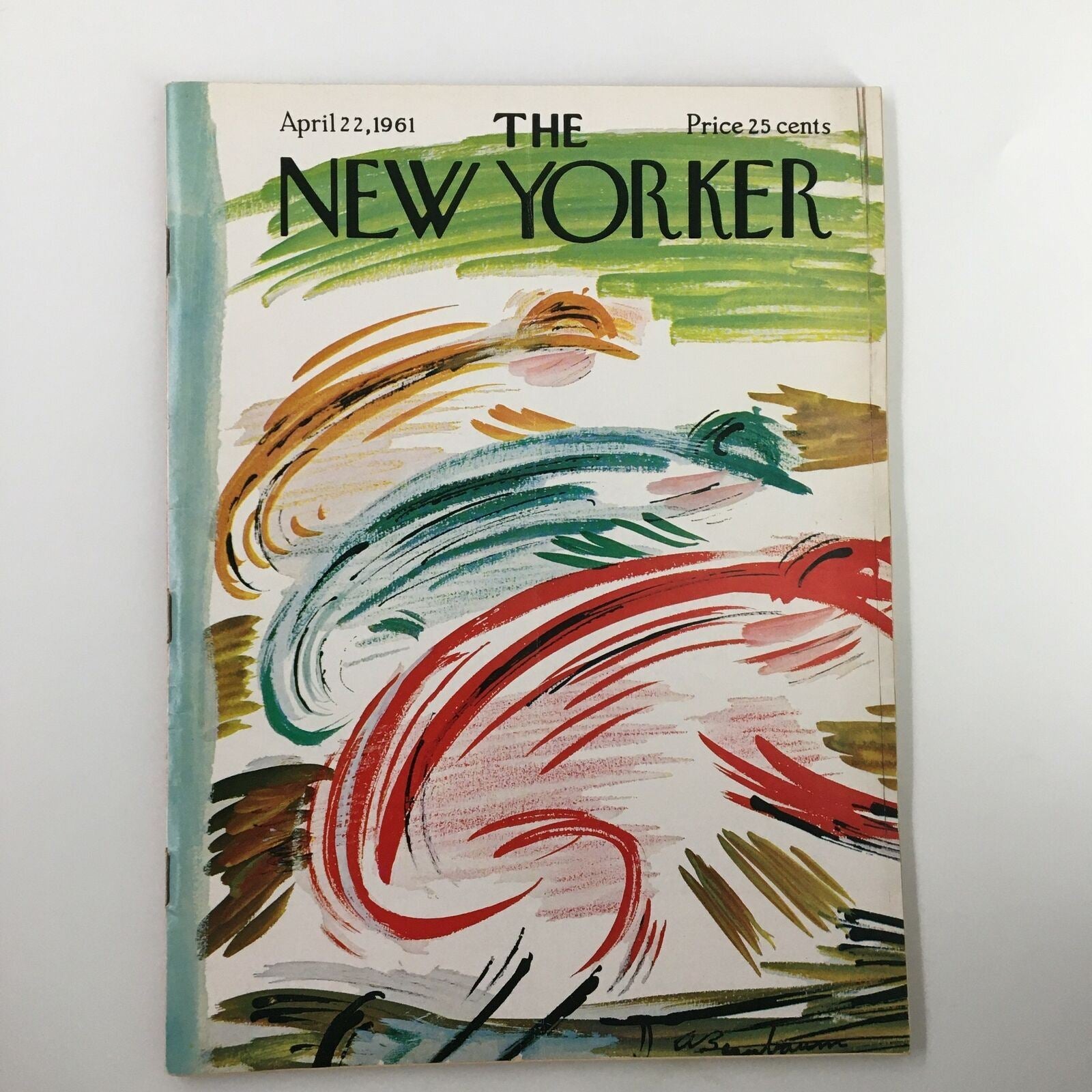 The New Yorker Full Magazine April 22 1961 Colorful Race by Abe Burnbaum