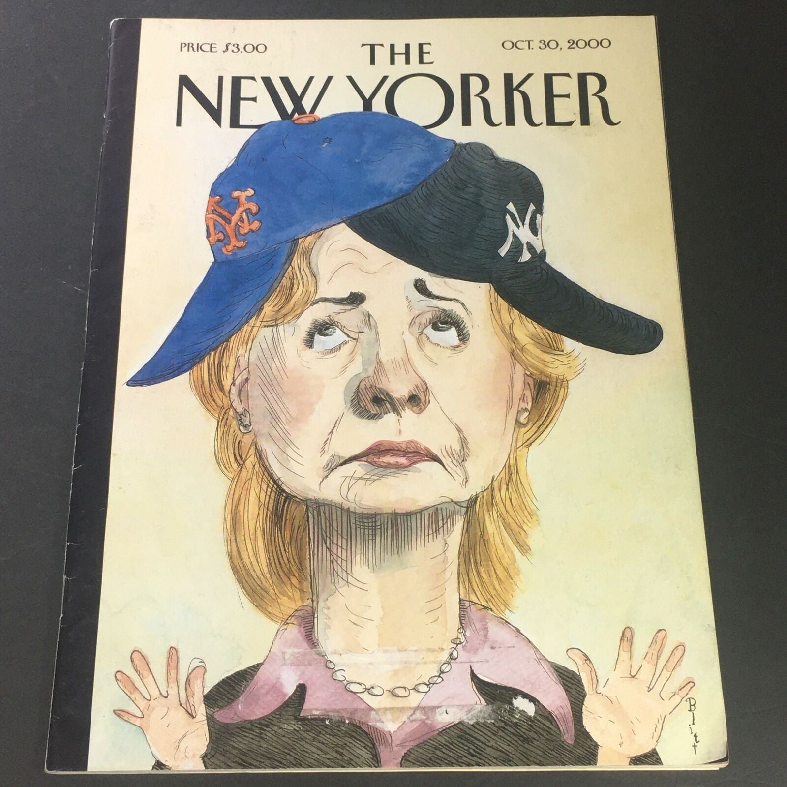 The New Yorker October 30 2000 - Full Magazine Theme Cover Barry Blitt