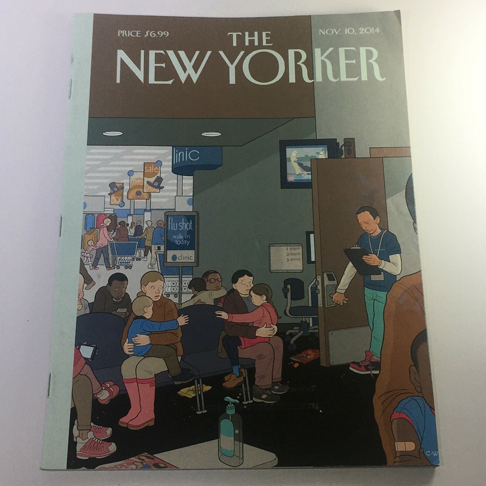 The New Yorker November 10 2014 - Full Magazine Theme Cover Chris Ware