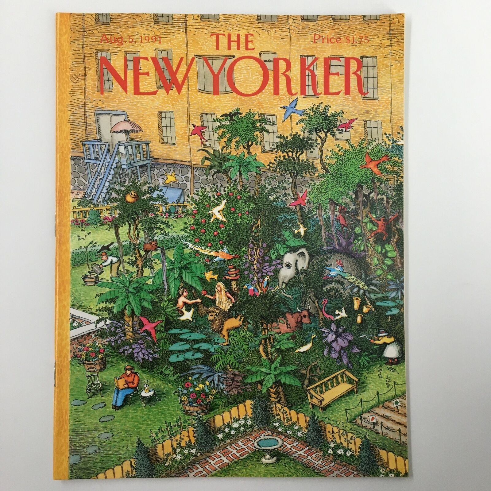 The New Yorker Full Magazine August 5 1991 Beginning of Time by John O'Brien VG