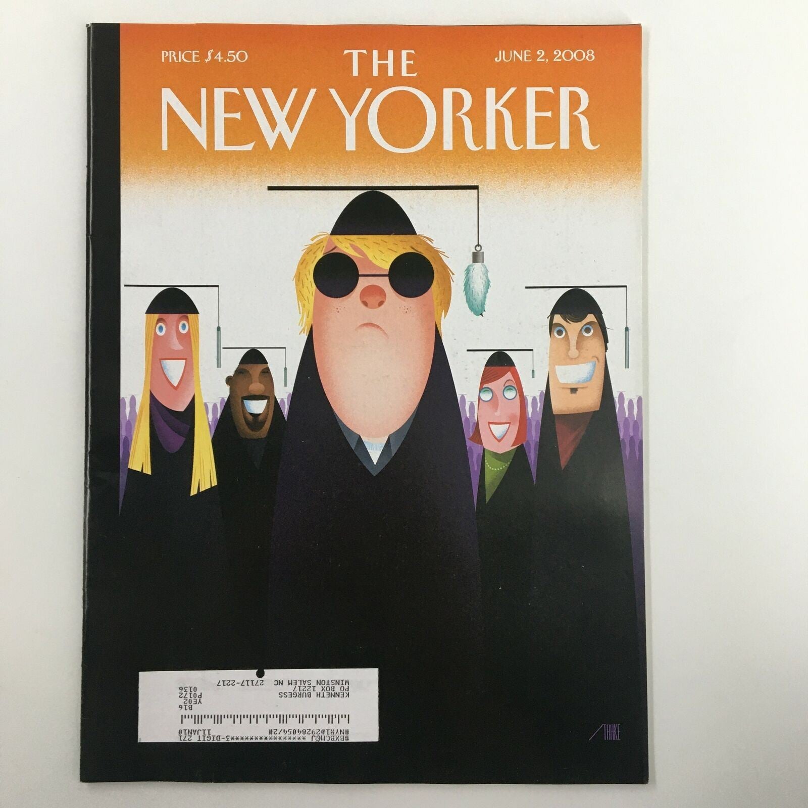 The New Yorker Full Magazine June 2 2008 Foot in the Door by Bob Staake