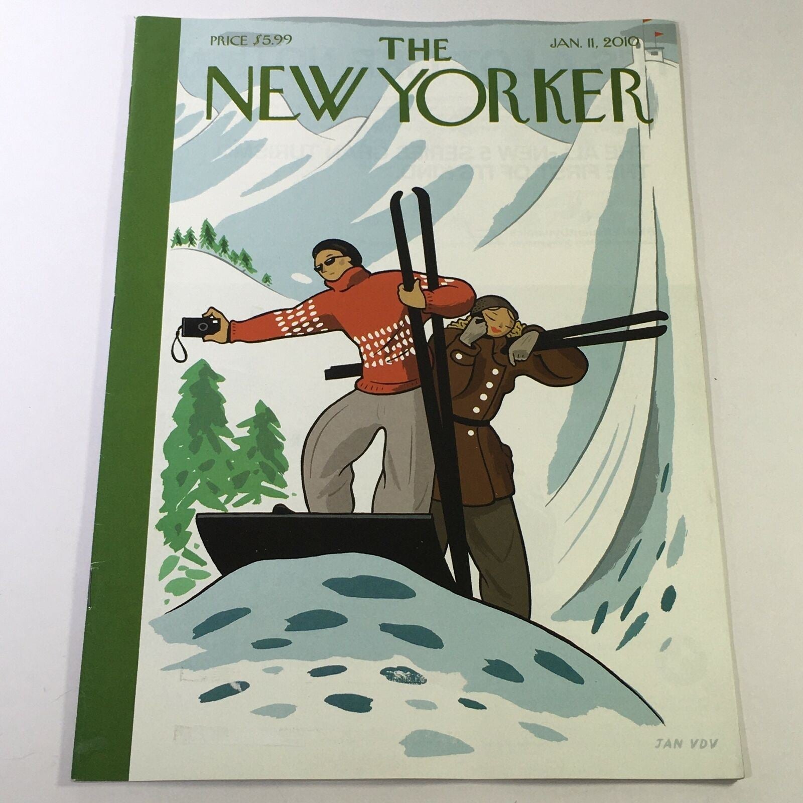 The New Yorker January 11 2010 - Full Magazine Theme Cover Jan Van Der Veken