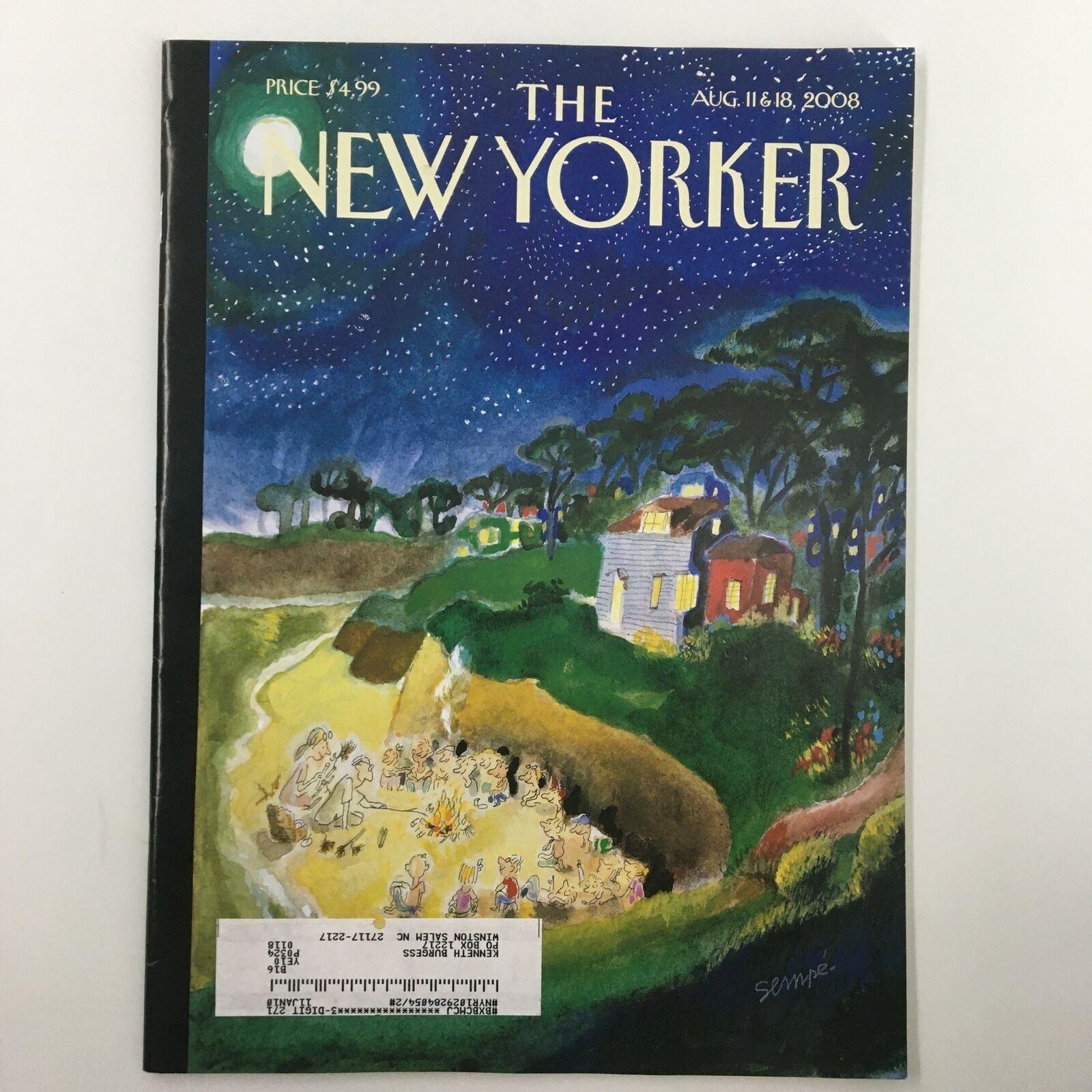 The New Yorker Full Magazine August 11 2008 Future Memories by Jean J. Sempe