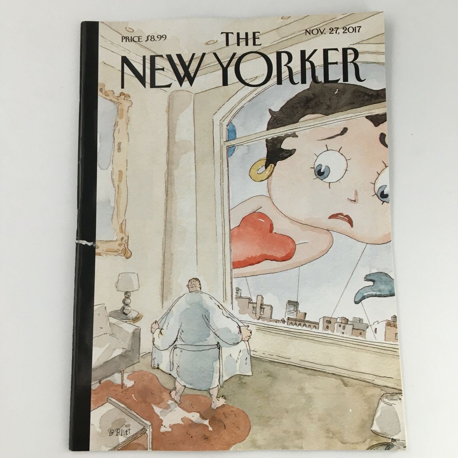 The New Yorker November 27 2017 Full Magazine Theme Cover Barry Blitt Newsstand