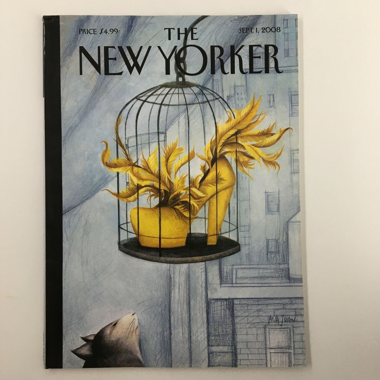 The New Yorker Full Magazine September 1 2008 Object of Desire by Ana Juan