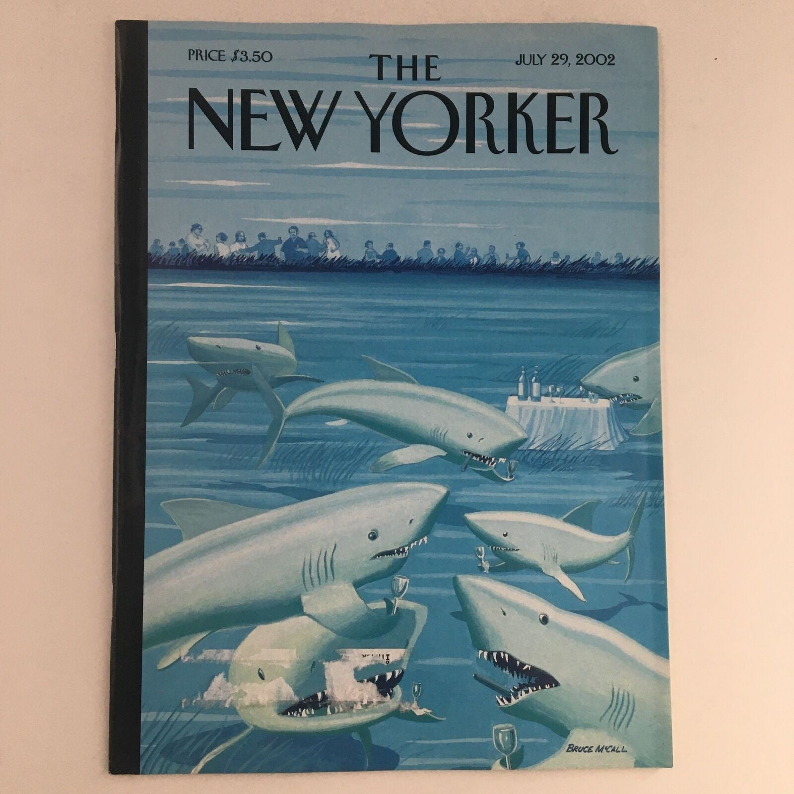 The New Yorker Full Magazine July 29 2002 Drinks Before Dinner Bruce McCall VG