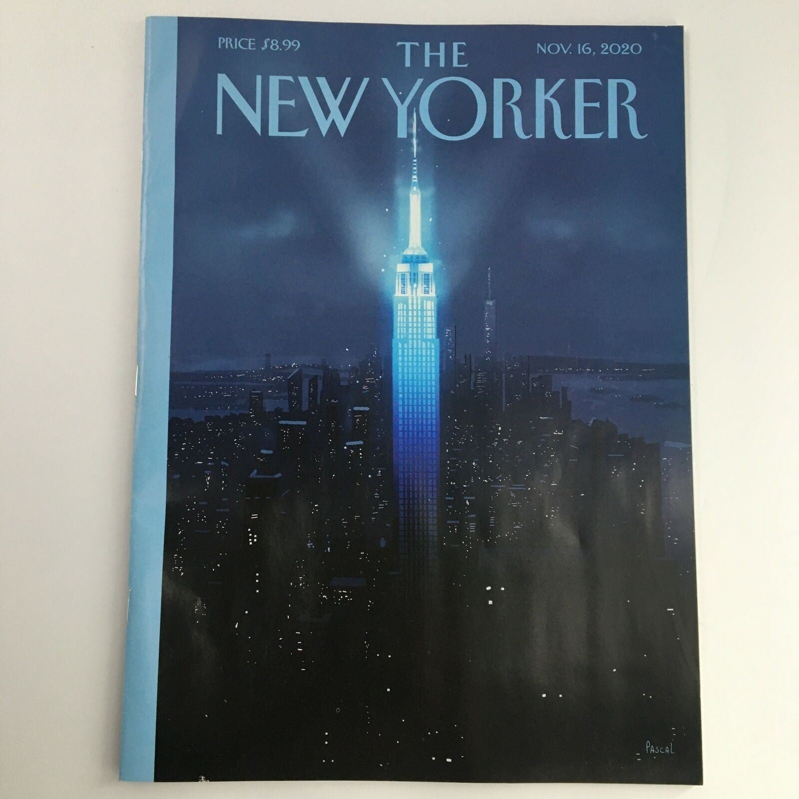 The New Yorker November 16 2020 Full Magazine Theme Cover Pascal Campion, VG