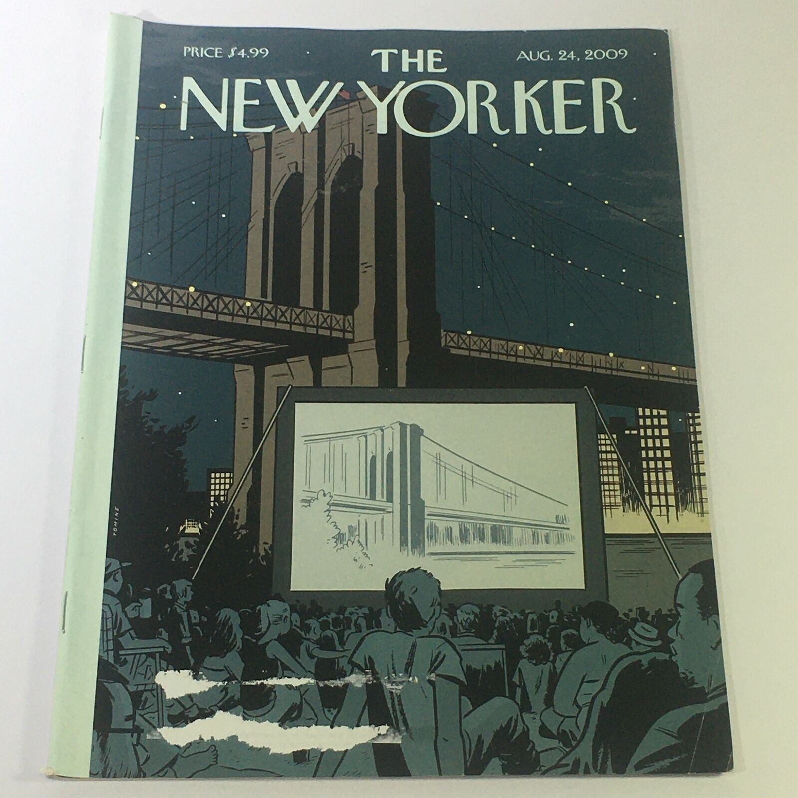 The New Yorker August 24 2009 - Full Magazine Theme Cover Adrian Tomine