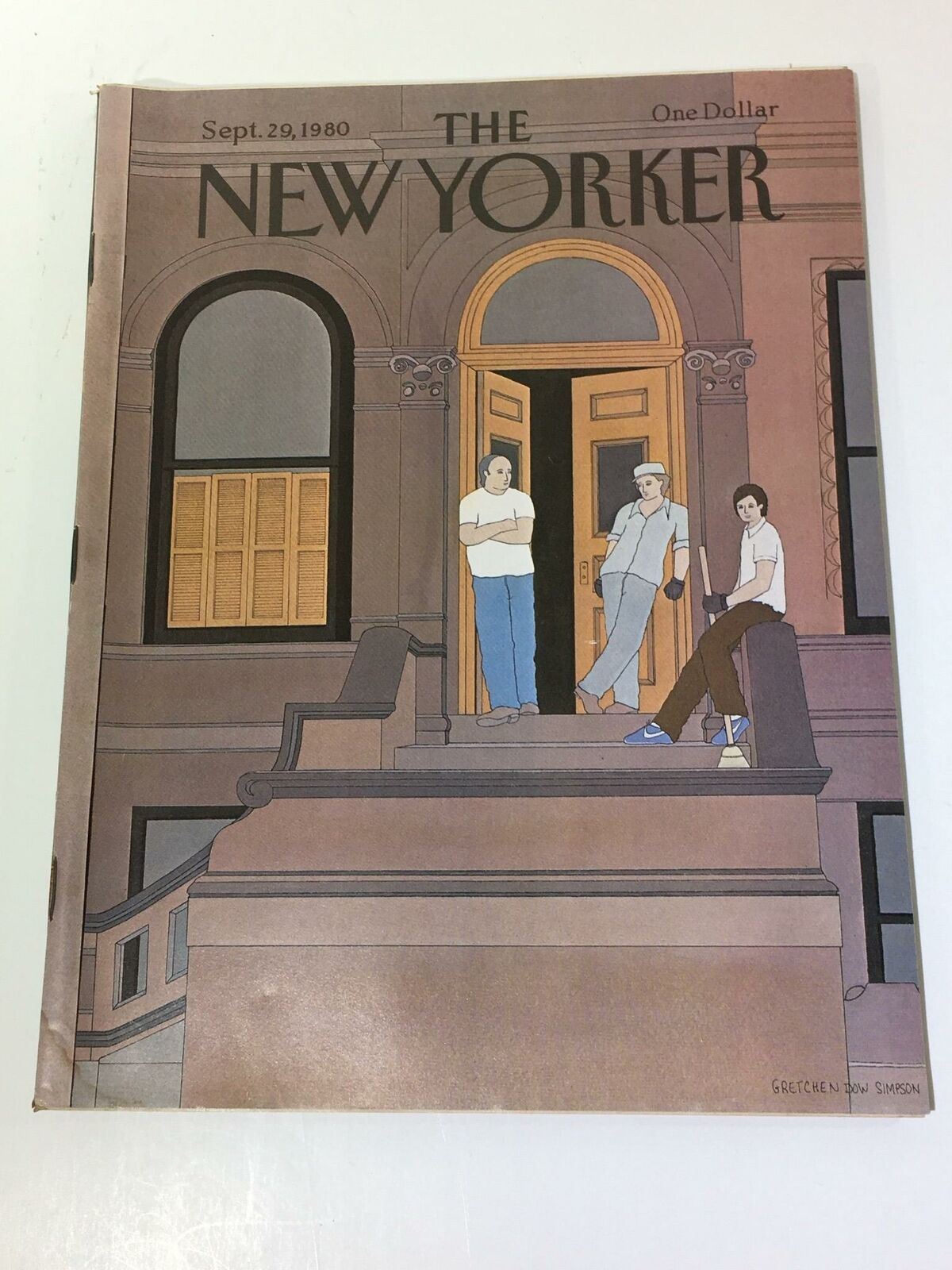 The New Yorker Magazine September 29 1980 Full Theme Cover Gretchen Dow Simpson