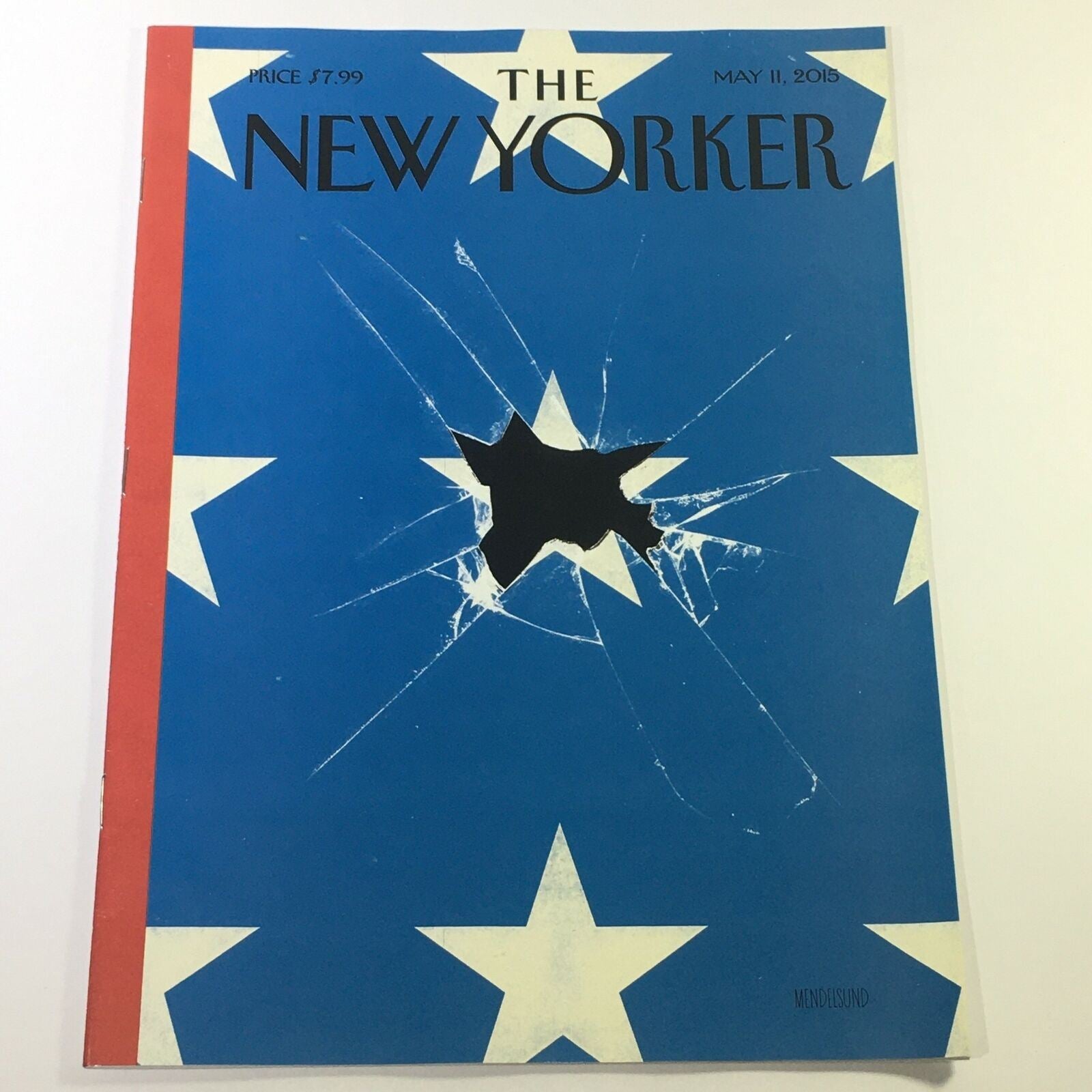 The New Yorker Magazine May 11 2015 Shattered Star on Flag Peter Mendelsund