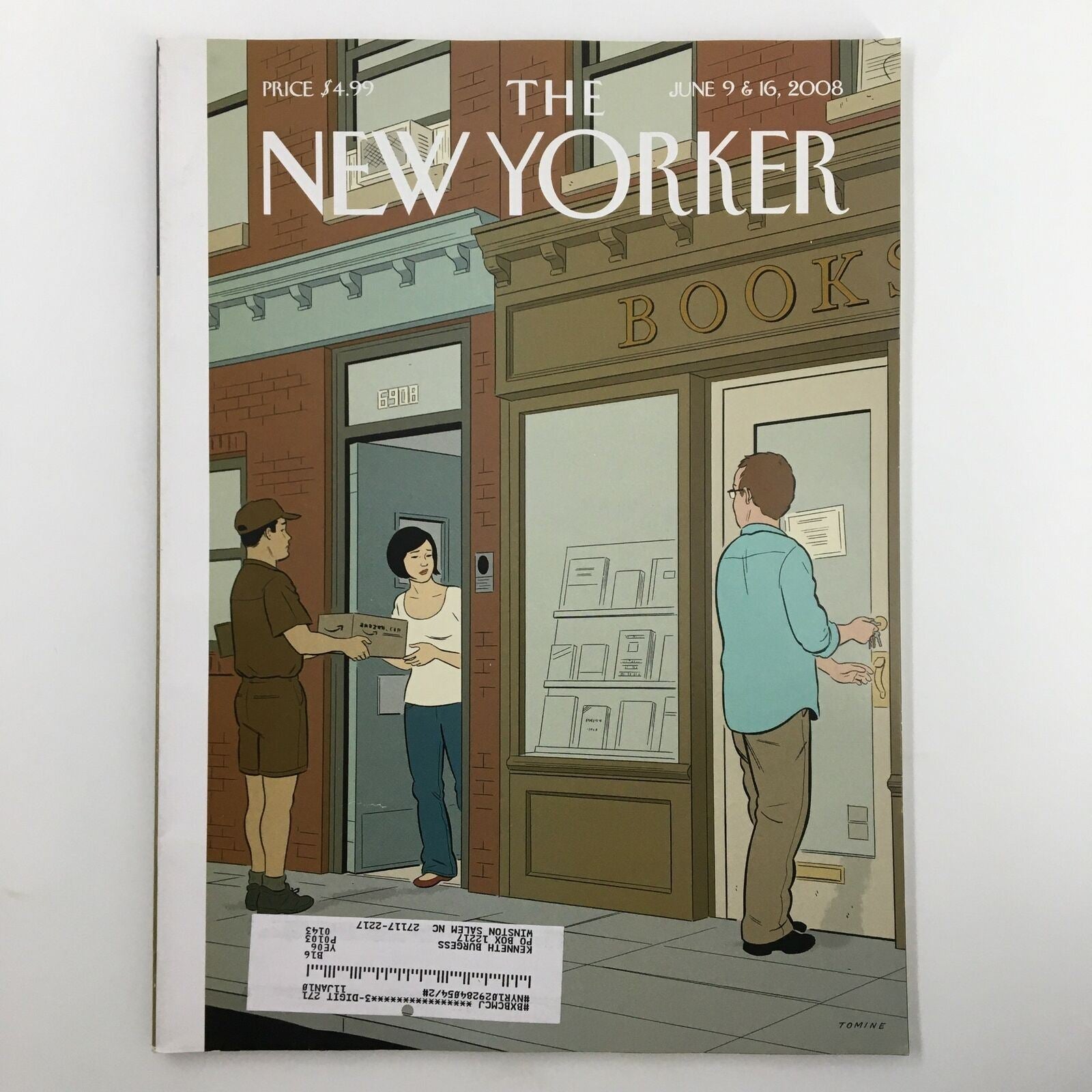 The New Yorker Full Magazine June 9 2008 Book Lovers by Adrian Tomine