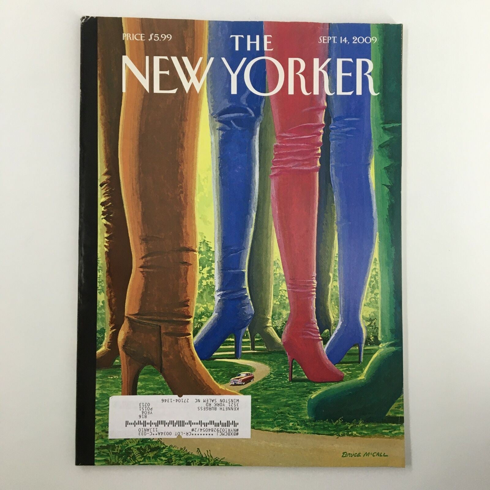 The New Yorker Full Magazine September 14 2009 Step Into Style by Bruce McCall