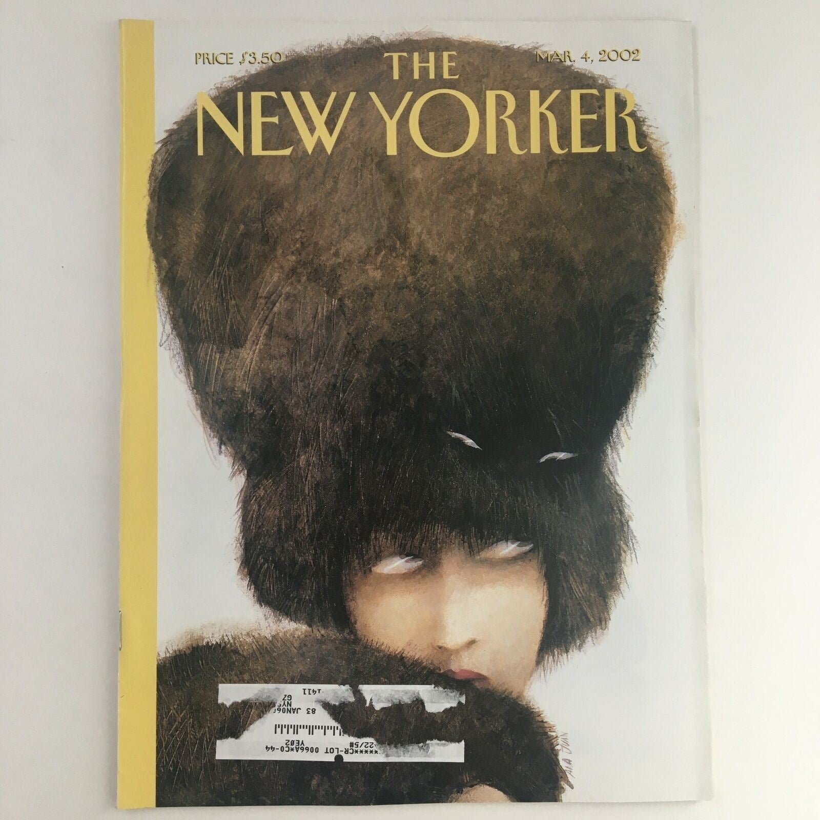 The New Yorker Full Magazine March 4 2002 Let The Fur Fly by Ana Juan VG