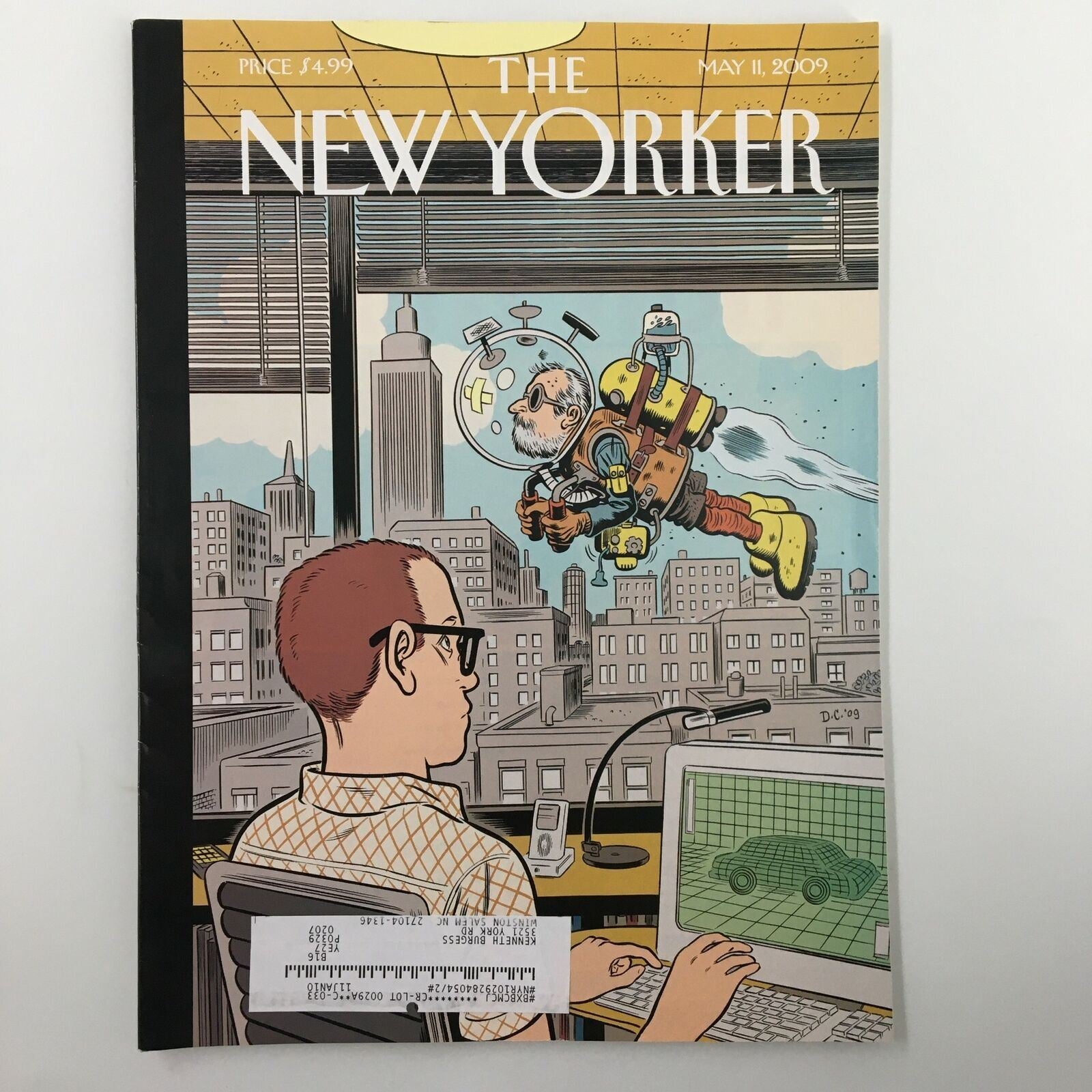 The New Yorker Full Magazine May 11 2009 Leading the Way by Dan Clowes VG