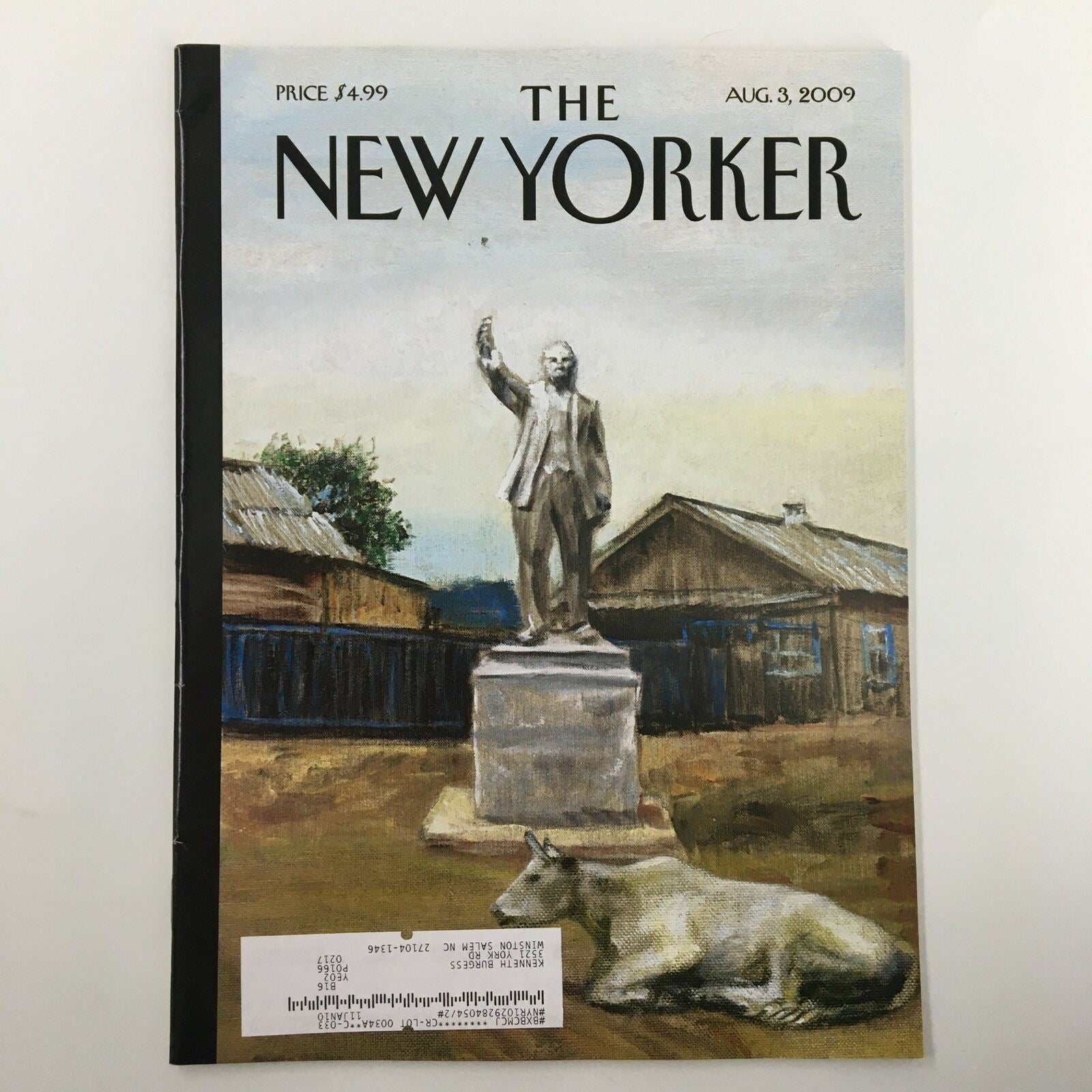 The New Yorker Full Magazine August 3 2009 Siberia by Alex Melamid VG