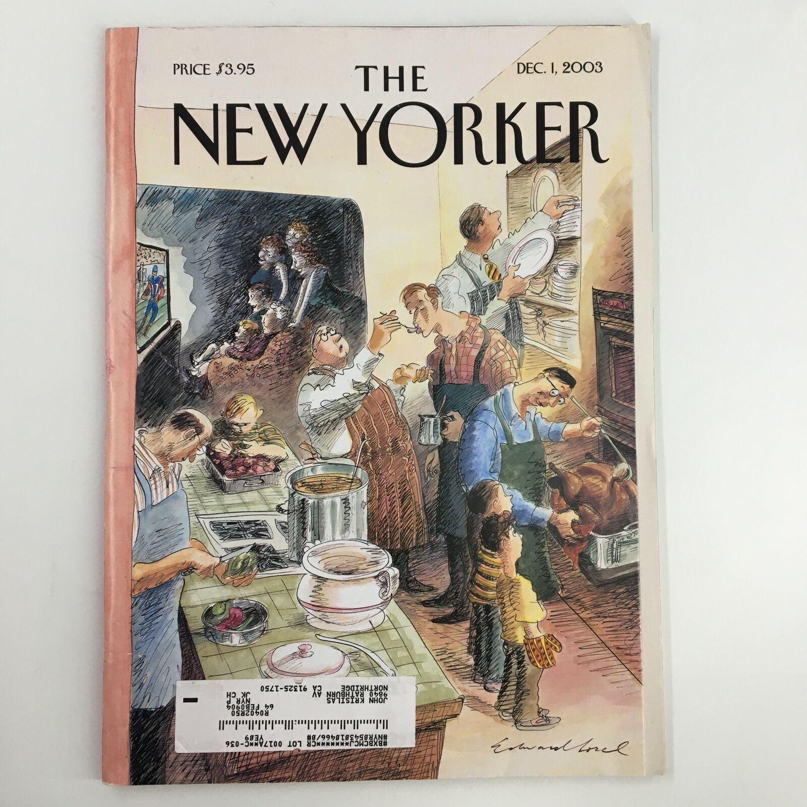 The New Yorker Full Magazine December 2003 Reverse Play by Edward Sorel