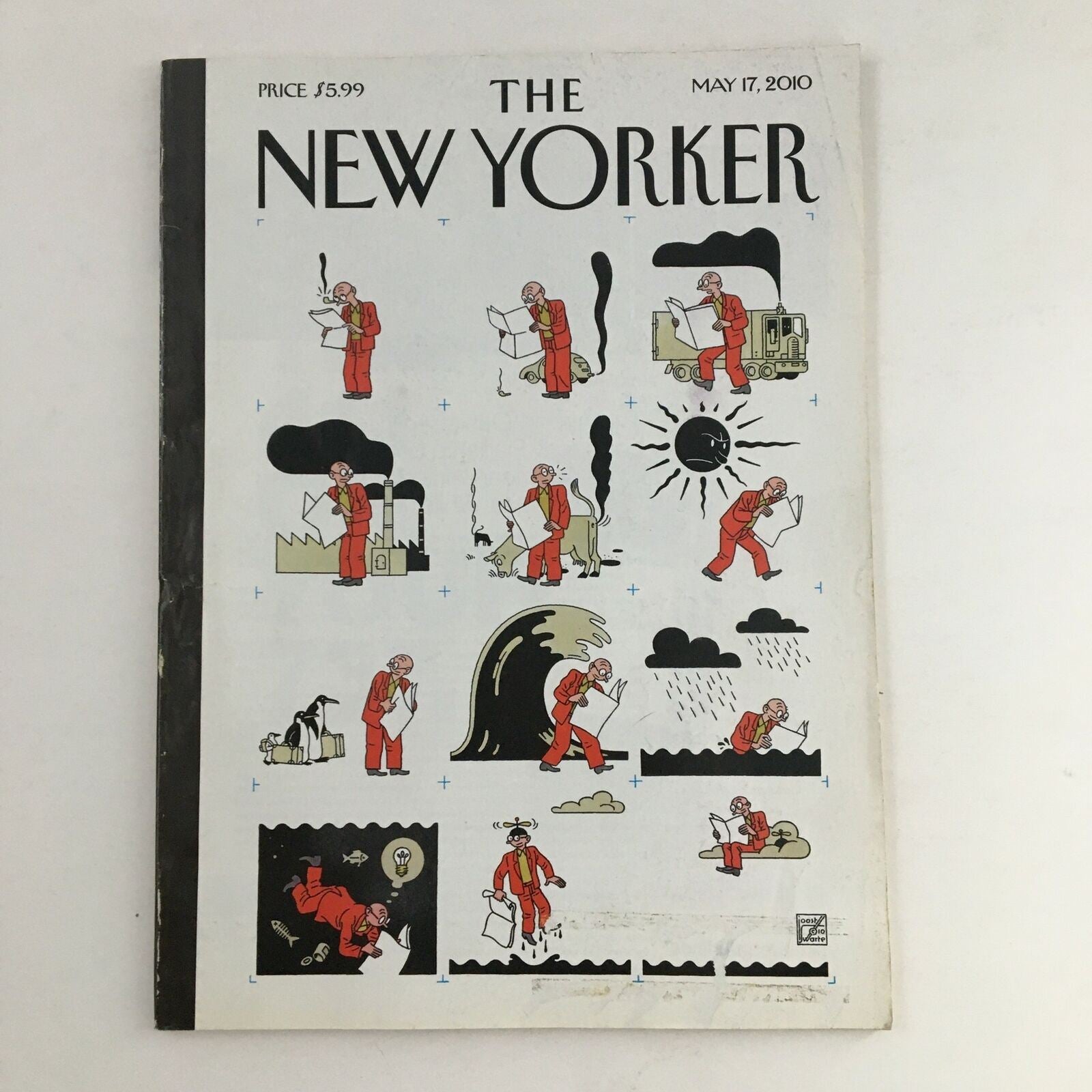 The New Yorker May 17 2010 Full Magazine Theme Cover by Joost Swarte