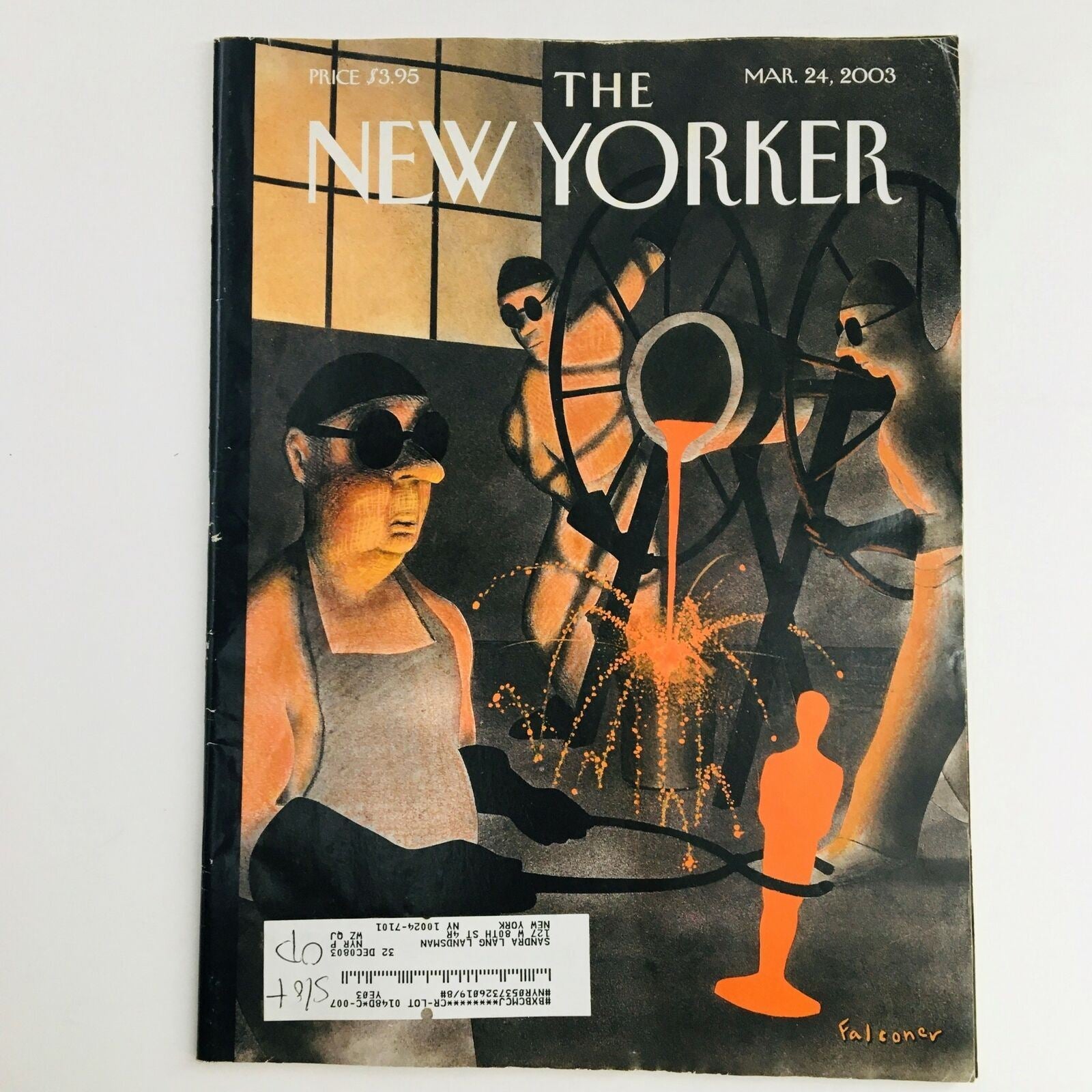 The New Yorker March 24 2003 Full Magazine Theme Cover by Ian Falconer