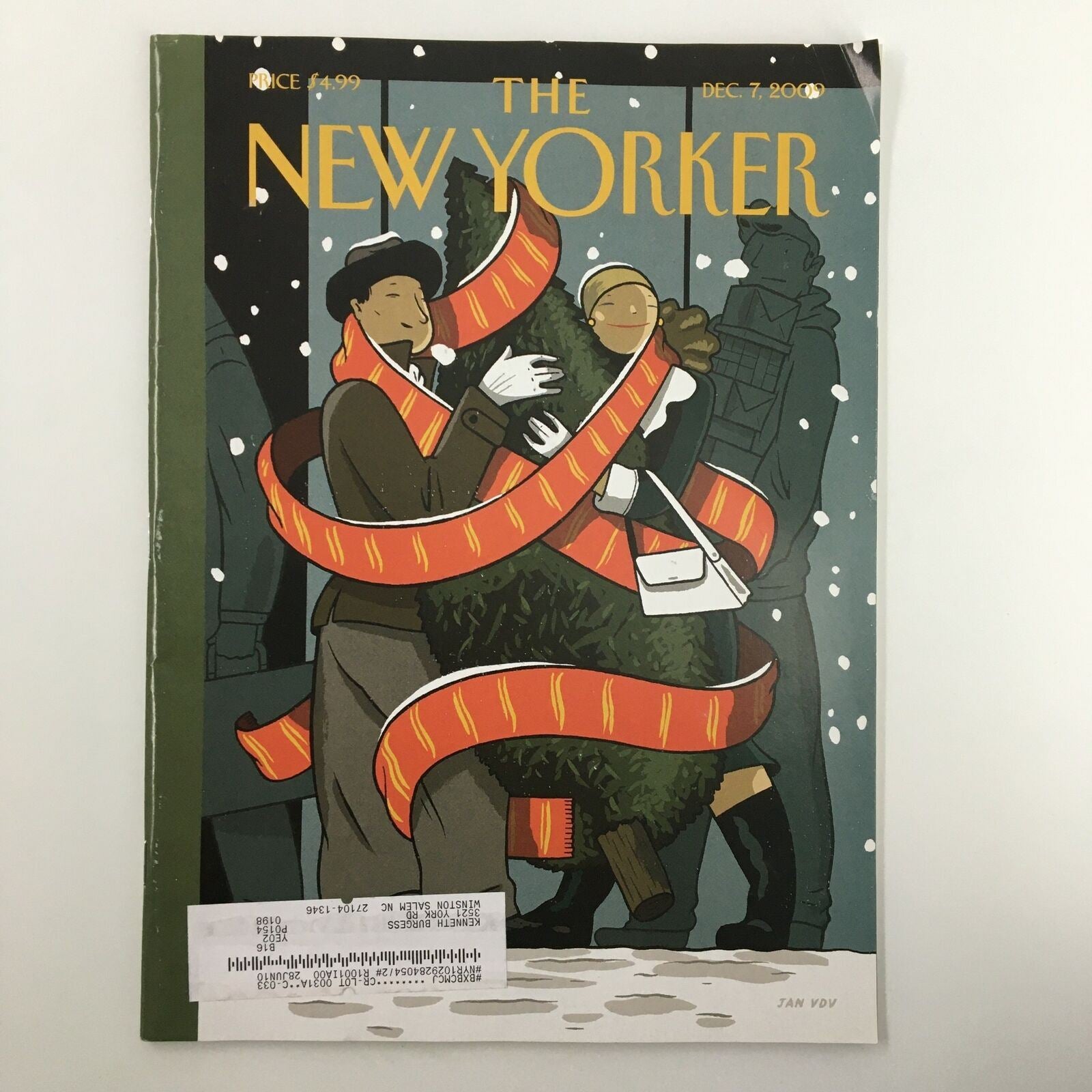 The New Yorker Full Magazine December 7 2009 Holiday Cheers by Jan Van Der Veken