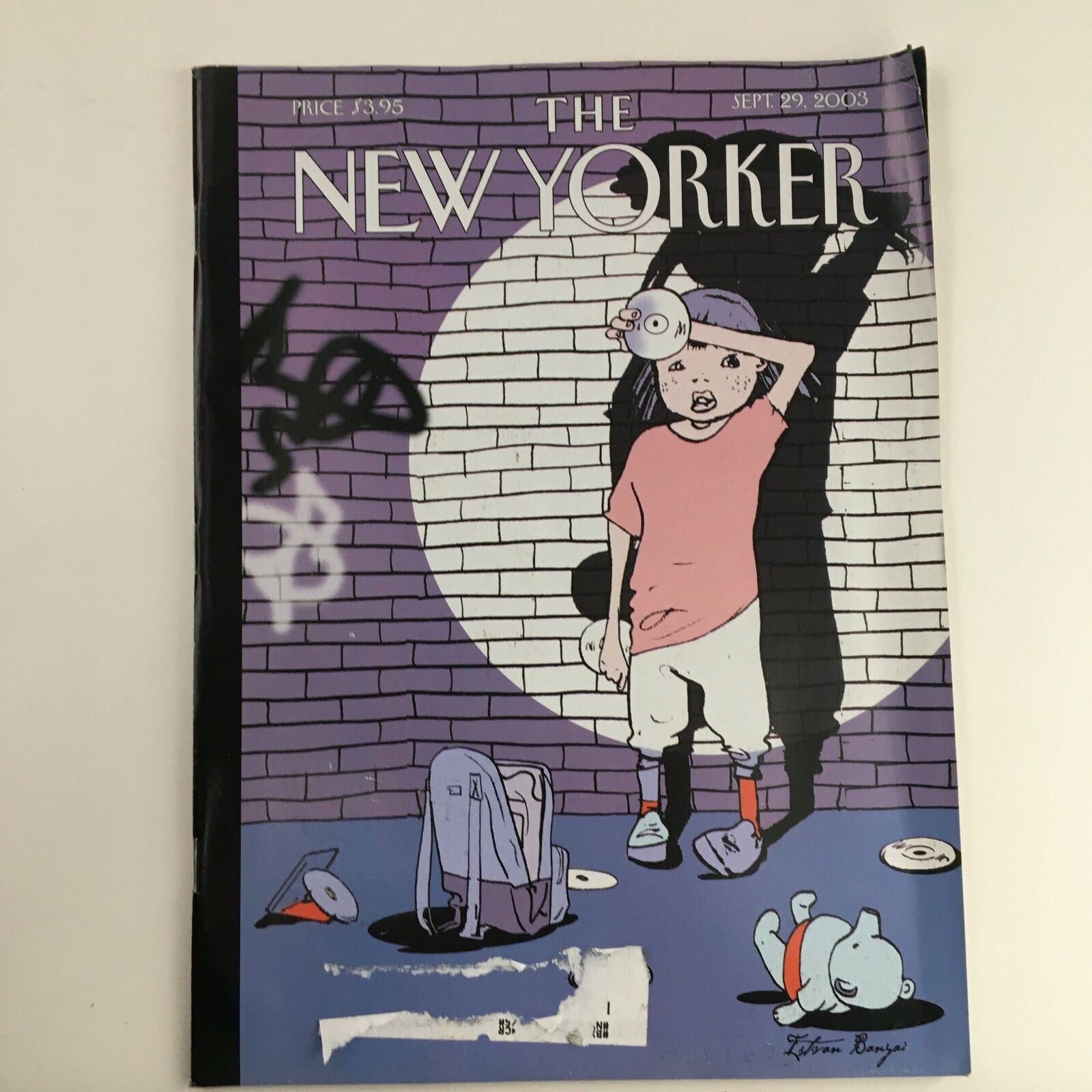 The New Yorker Full Magazine September 29 2003 Nabbed Cover by Istvan Banyai