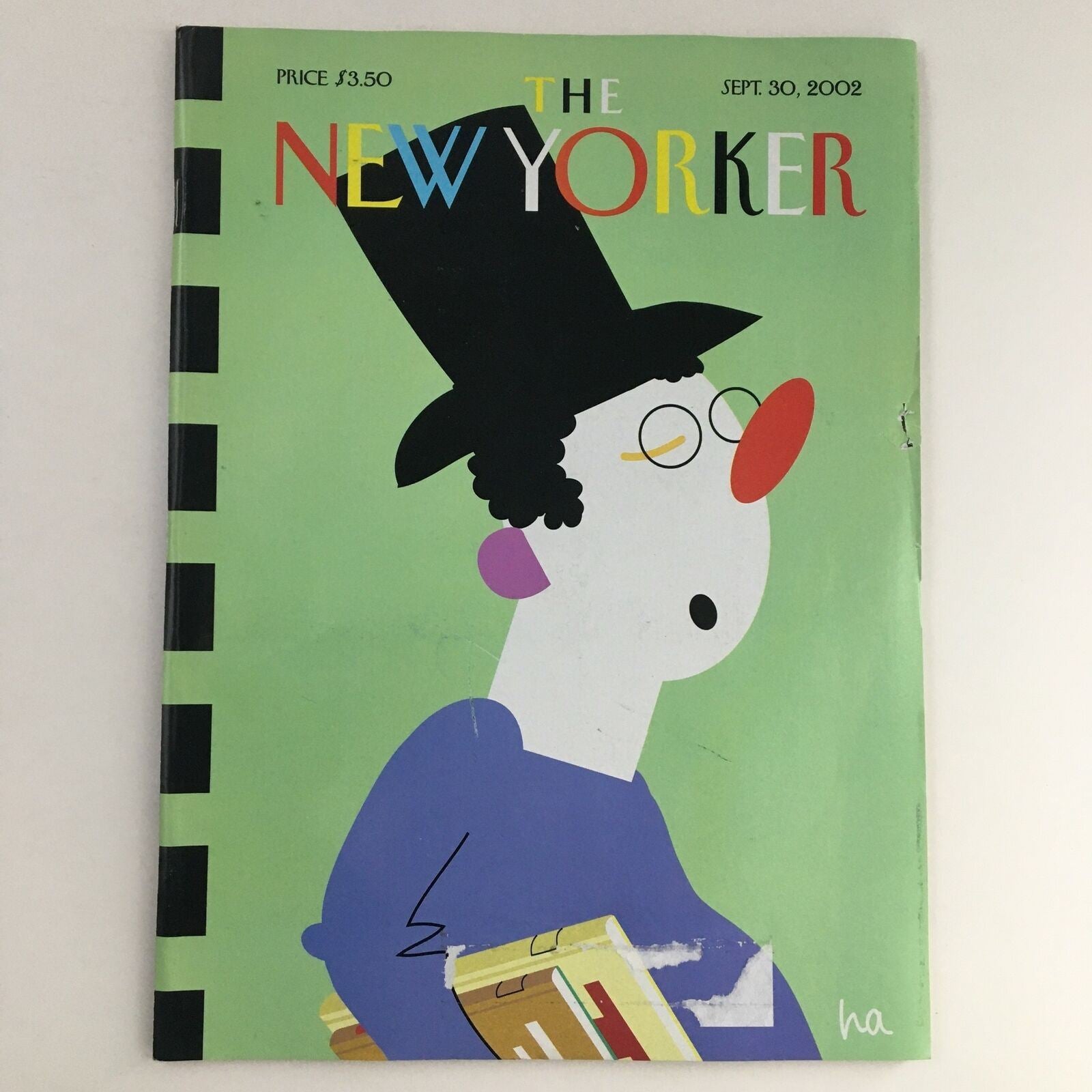 The New Yorker Full Magazine September 30 2002 Booksnob by Bob Zoell (Ha)