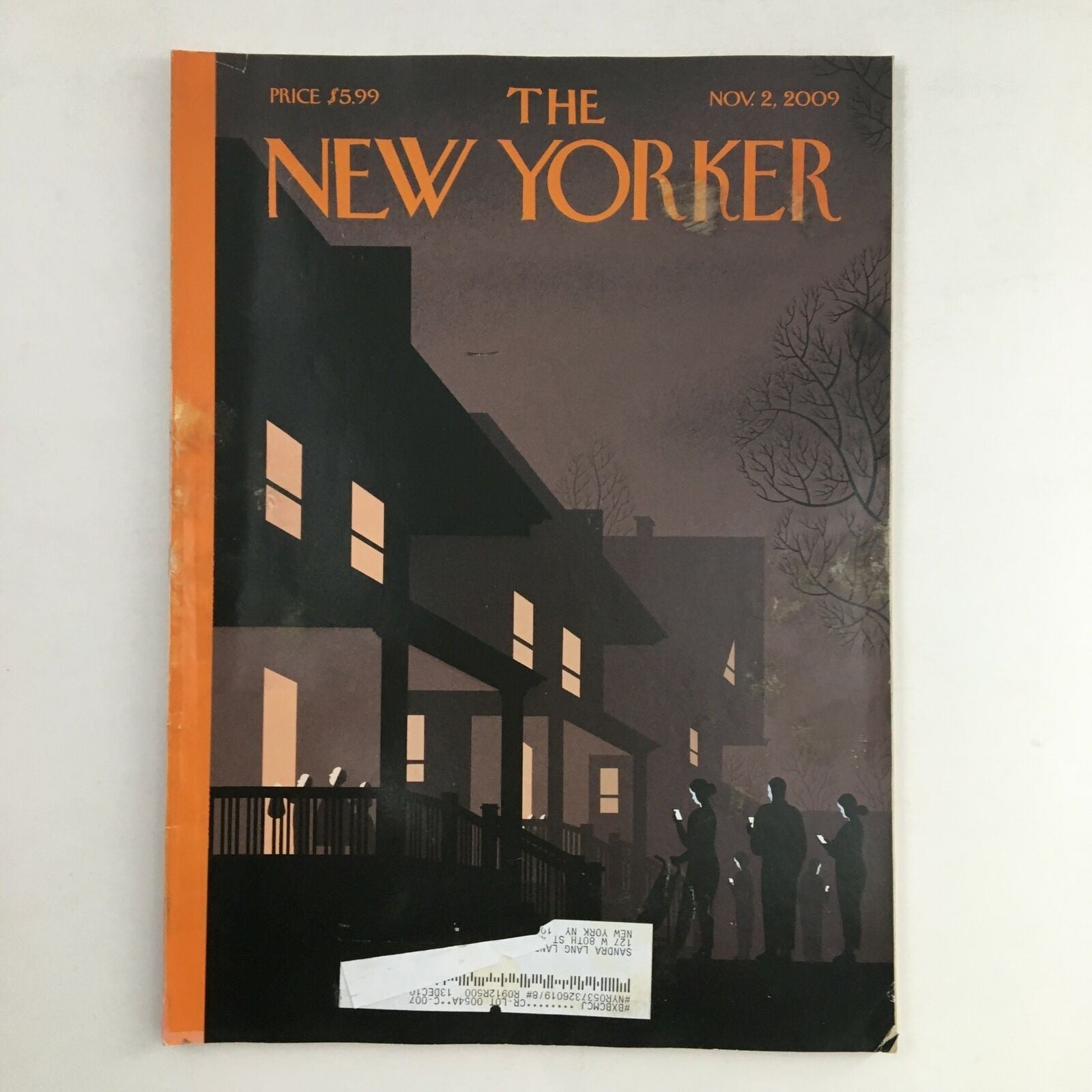 The New Yorker November 2 2009 Full Magazine Theme Cover by Chris Ware