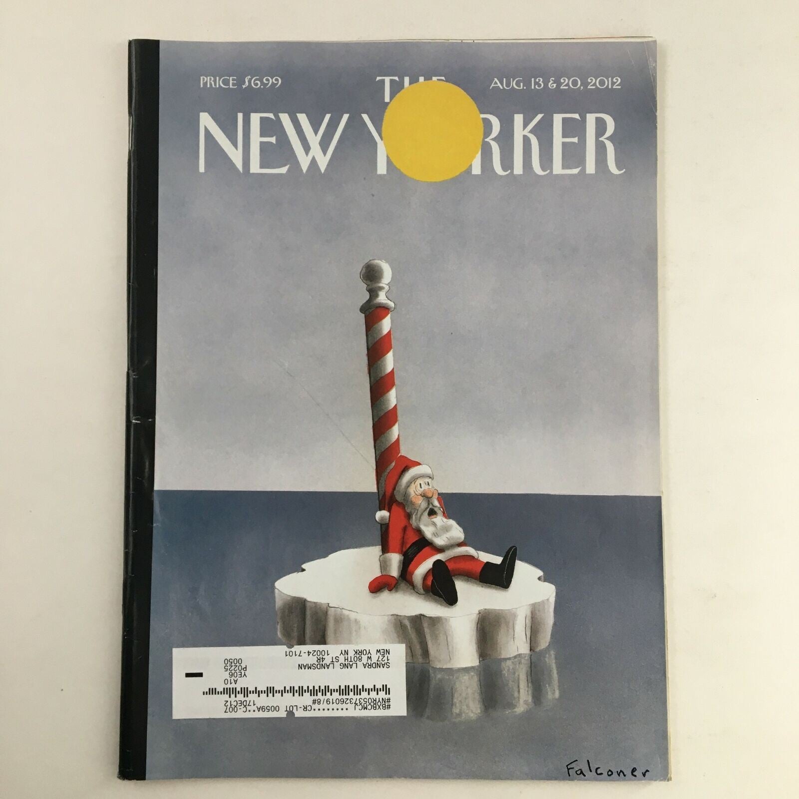 The New Yorker August 13 2012 Full Magazine Theme Cover by Ian Falconer