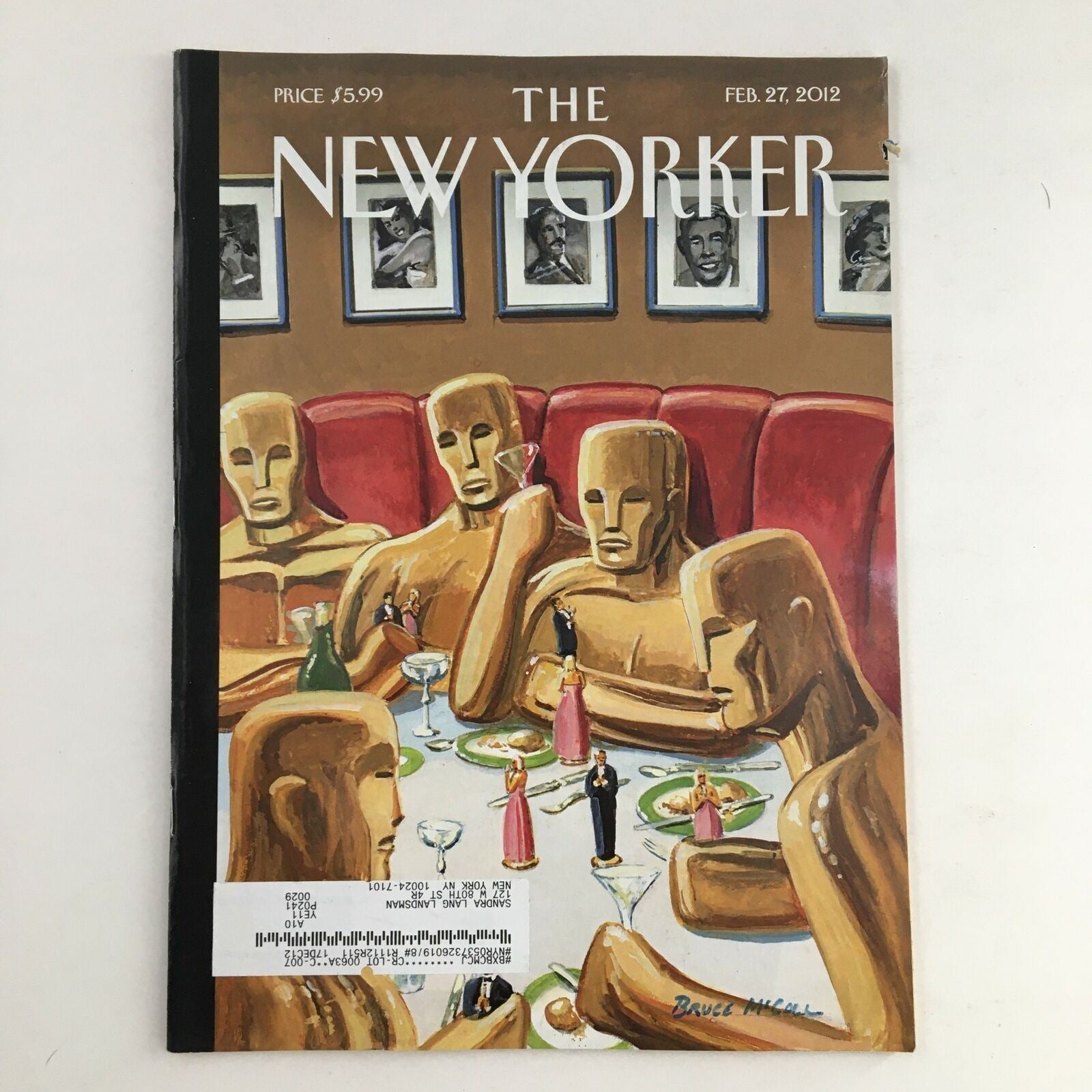 The New Yorker February 27 2012 Full Magazine Theme Cover by Bruce McCall