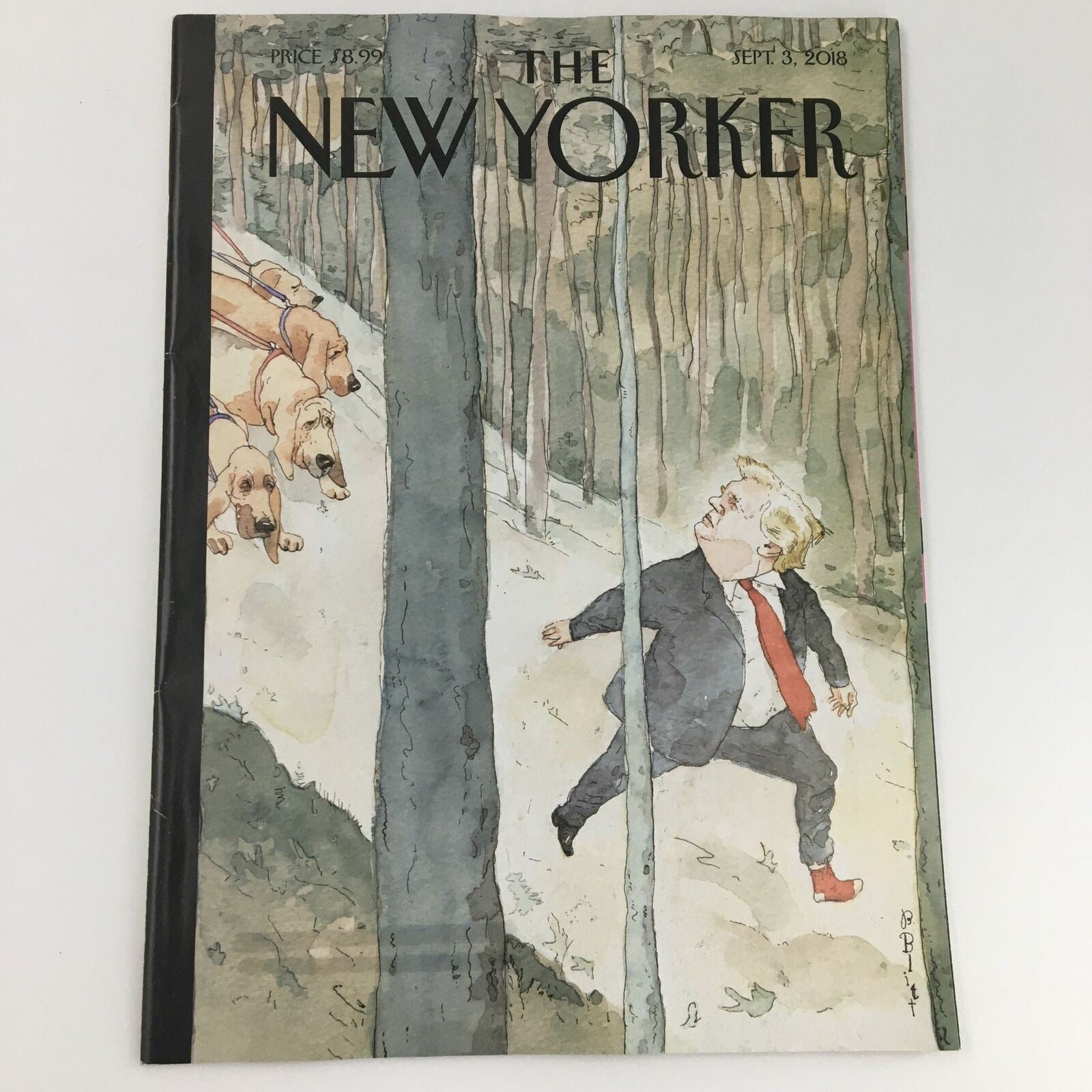 The New Yorker Magazine September 3 2018 Donald Trump Theme Cover by Barry Blitt