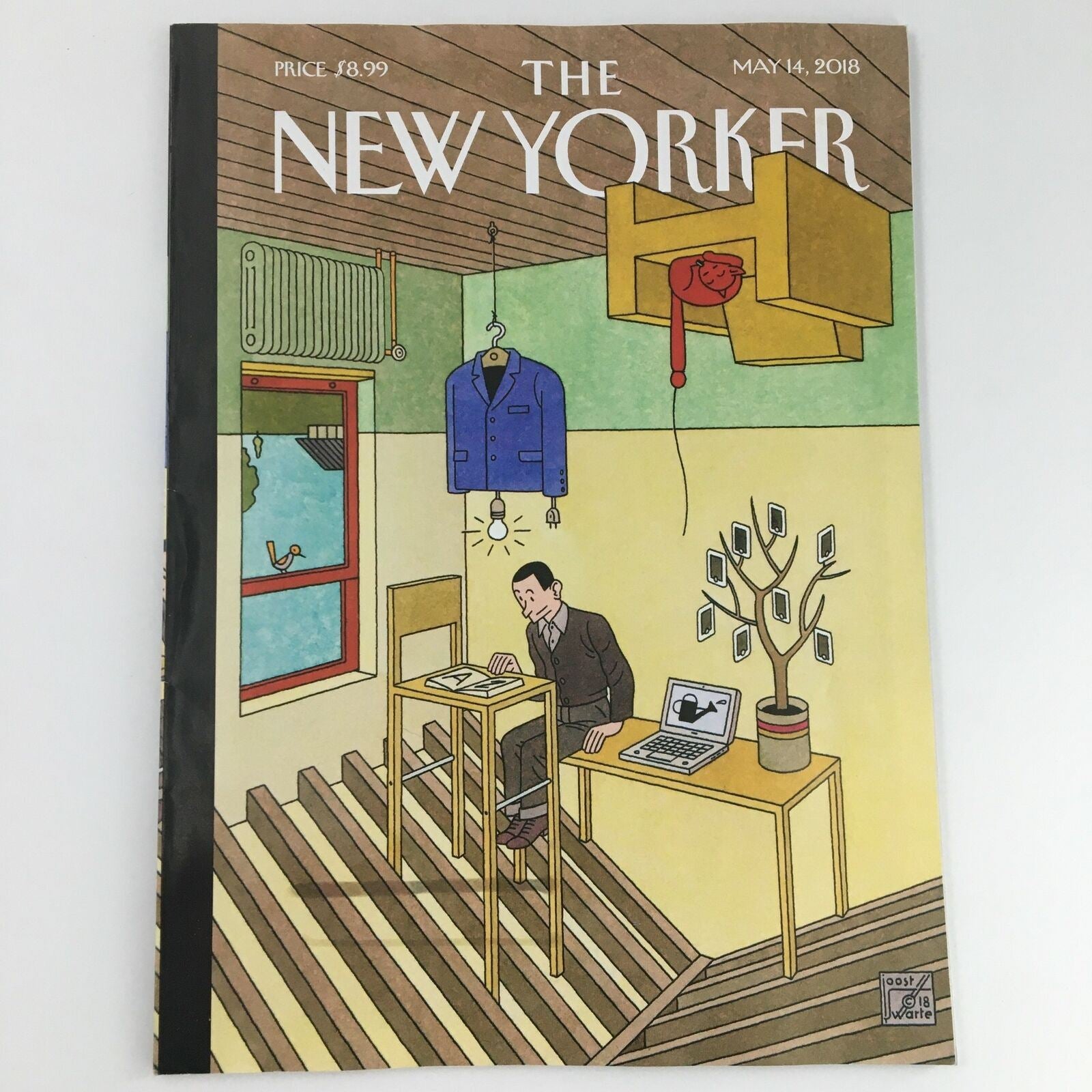 The New Yorker May 14 2018 Full Magazine Theme Cover Joost Swarte