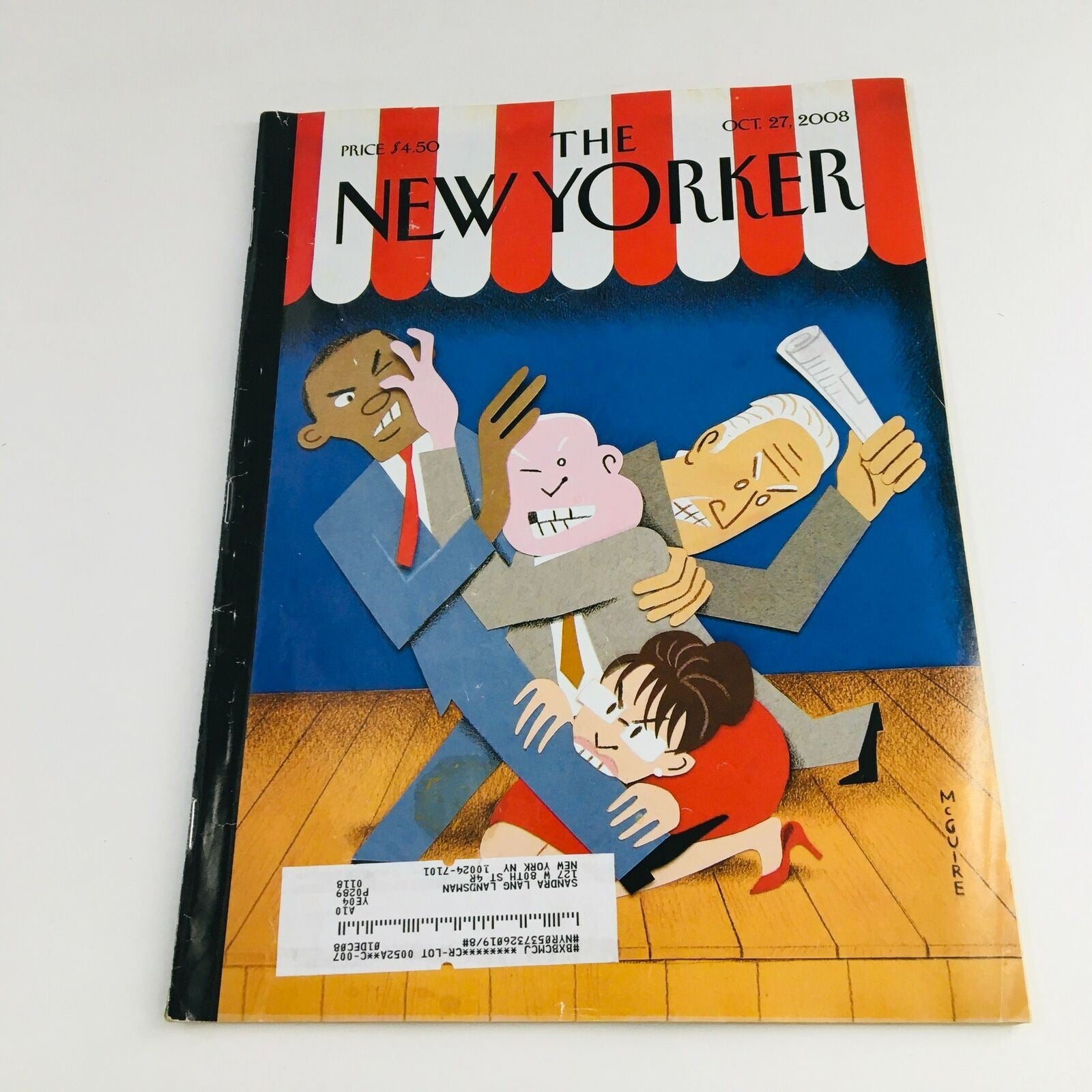 The New Yorker October 27 2008 Full Magazine Theme Cover by Richard McGuire