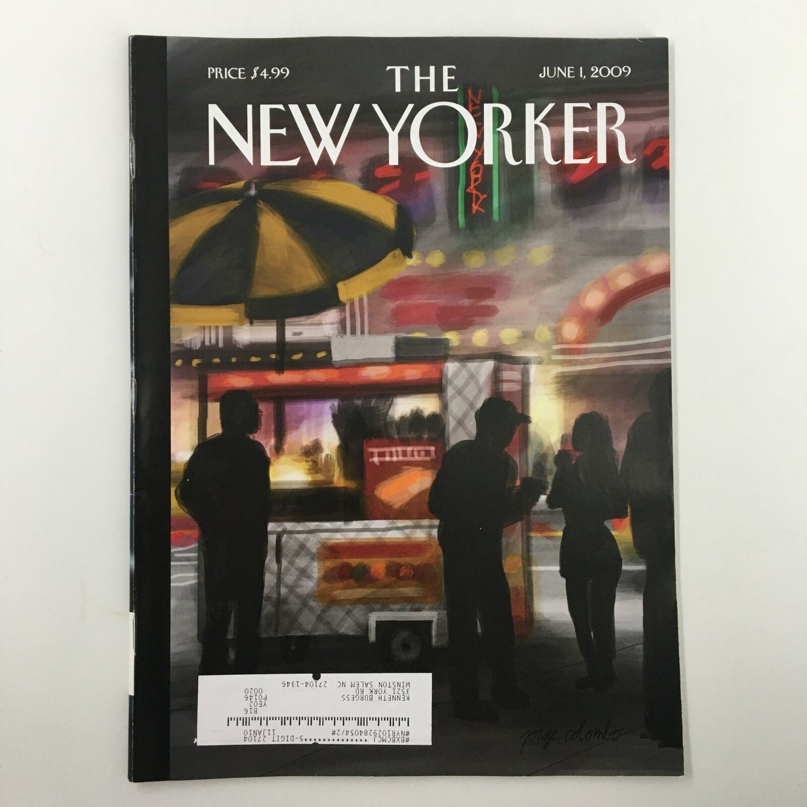 The New Yorker Full Magazine June 1 2009 Finger Painting by Jorge Colombo VG