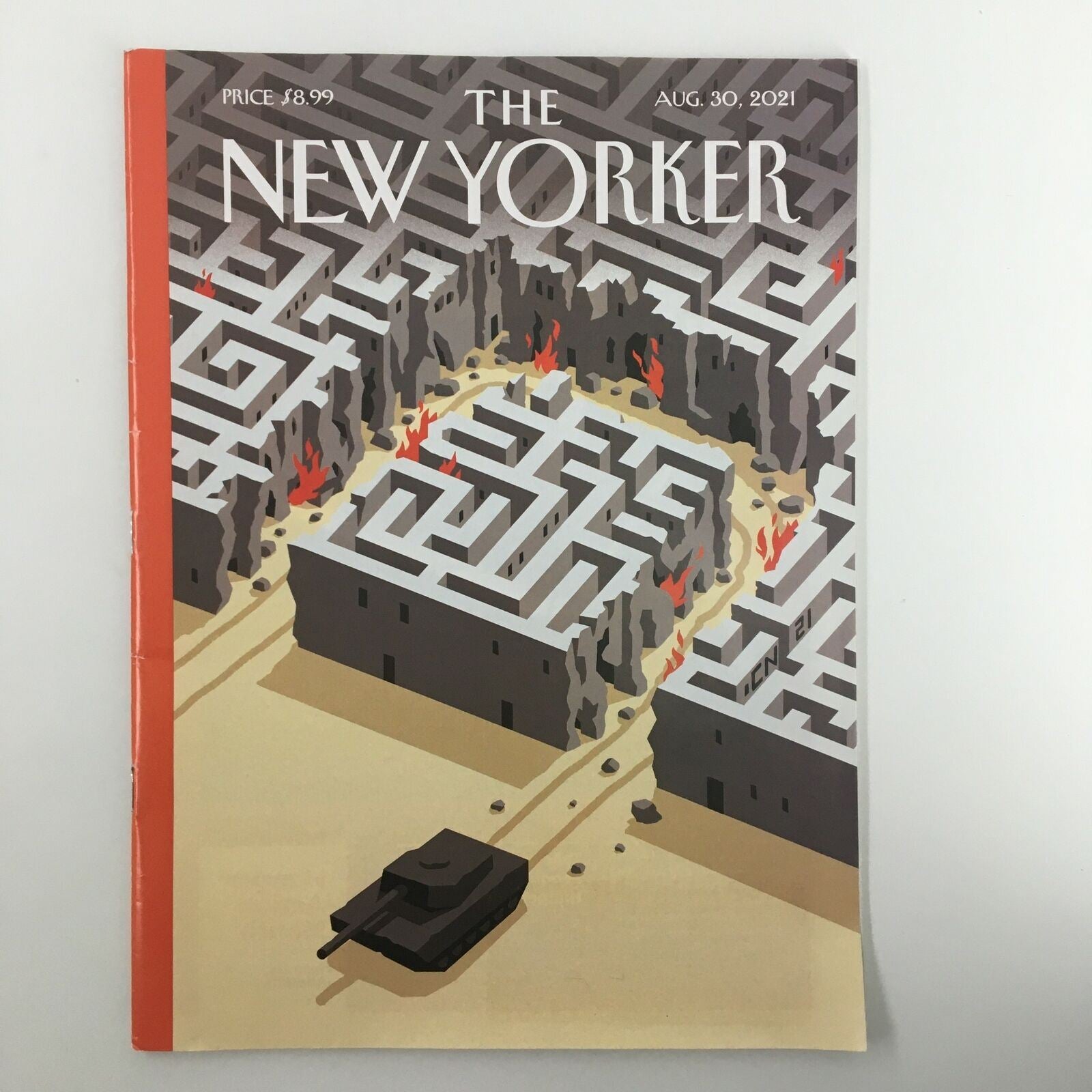 The New Yorker Full Magazine August 30 2021 Exit Strategy by Christoph Niemann