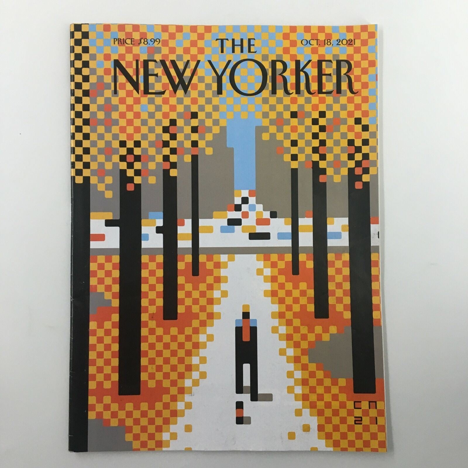 The New Yorker Full Magazine October 18 2021 Walk in the Park C Niemann No Label