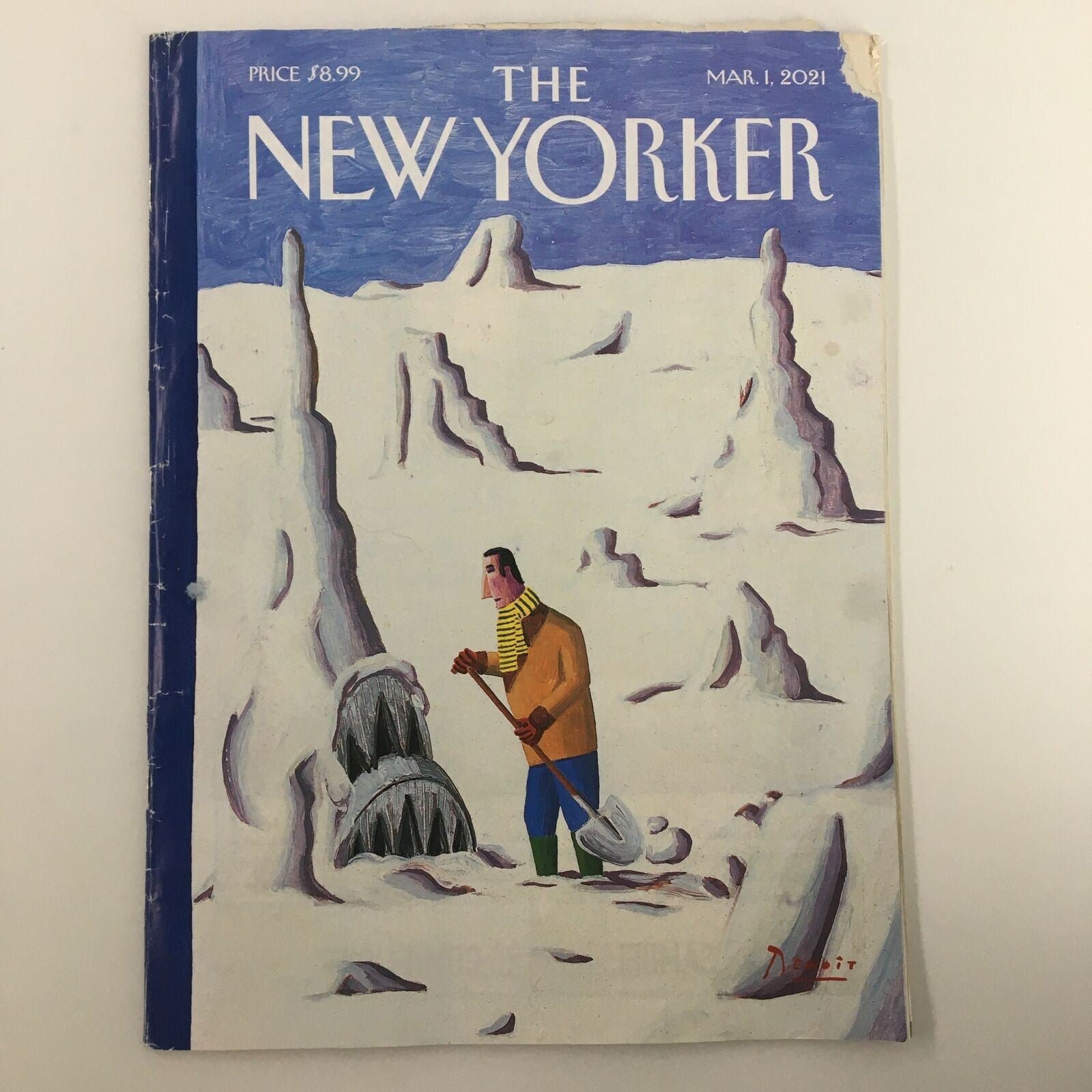 The New Yorker Full Magazine March 1 2021 Under the Weather B van Innis No Label