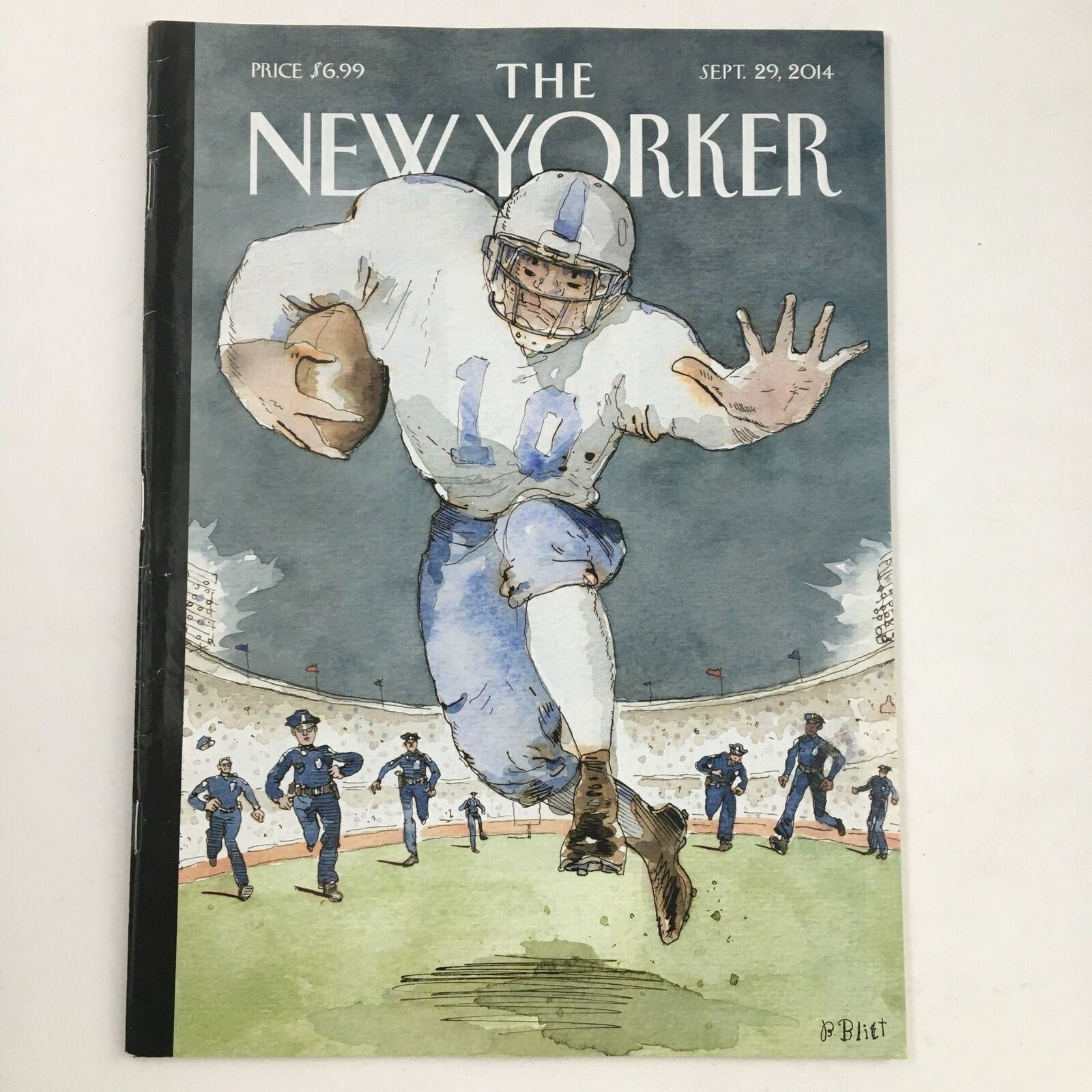 The New Yorker September 29 2014 Full Magazine Theme Cover by Barry Blitt VG