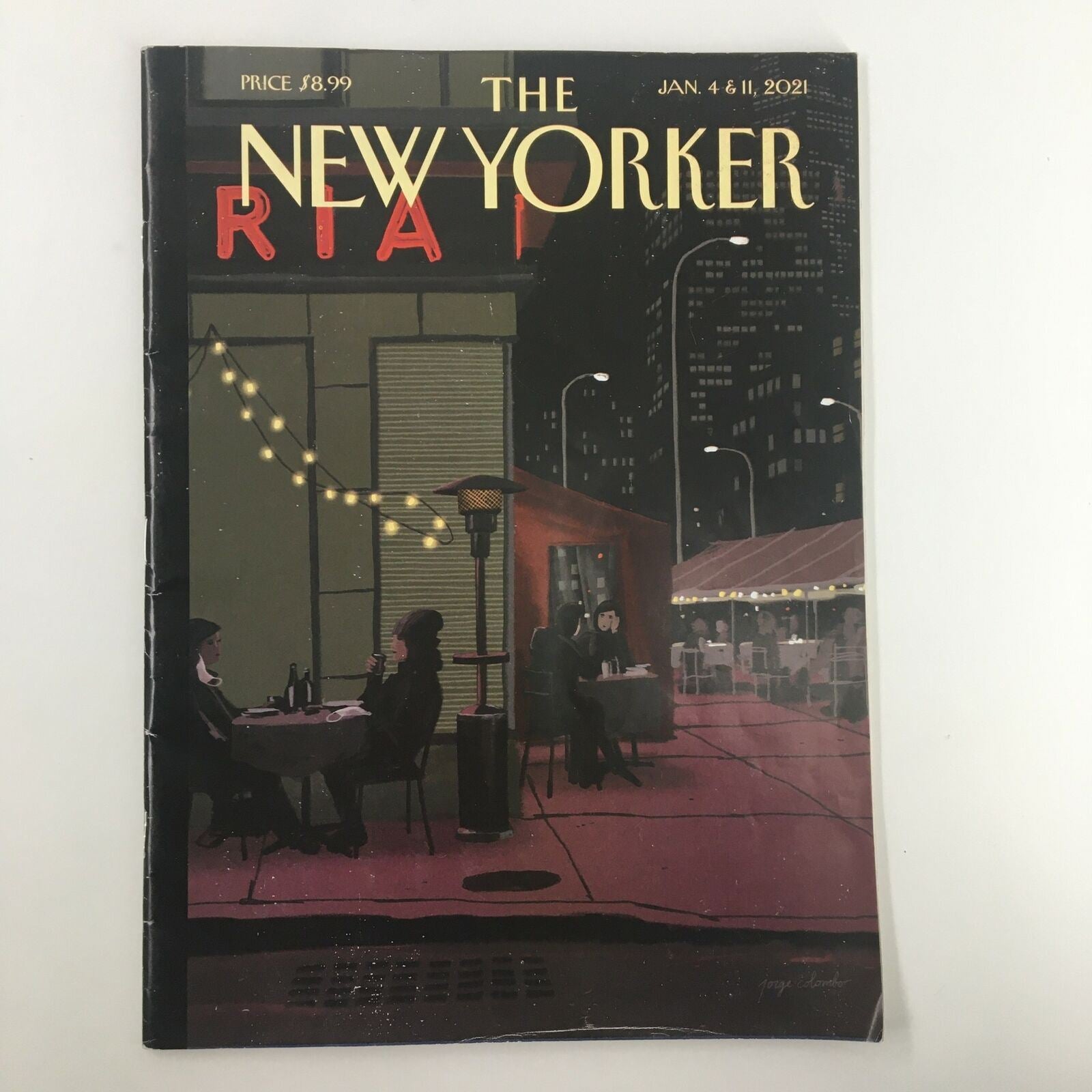 The New Yorker Full Magazine January 4 2021 Bright Lights Jorge Colombo No Label