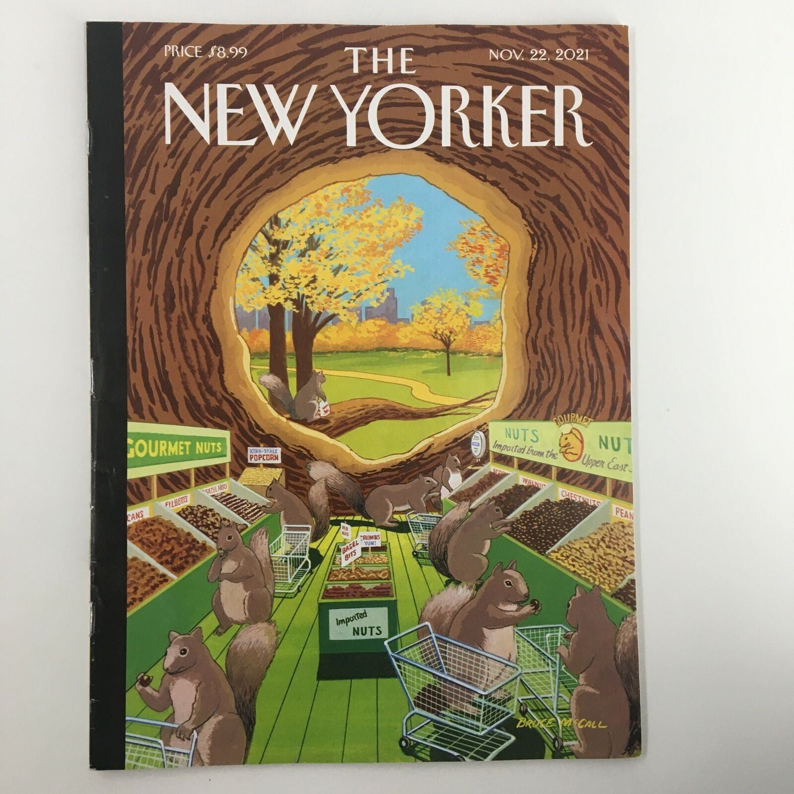 The New Yorker Full Magazine November 22 2021 Season's Special Bruce M. No Label