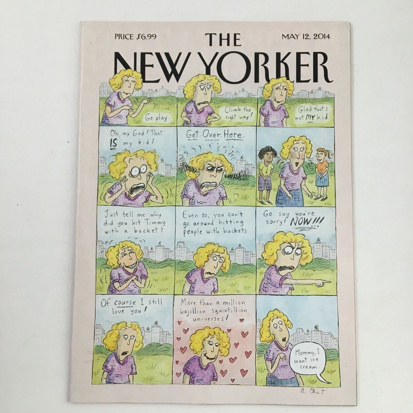 The New Yorker May 12 2014 Full Magazine Theme Cover by Roz Chast VG