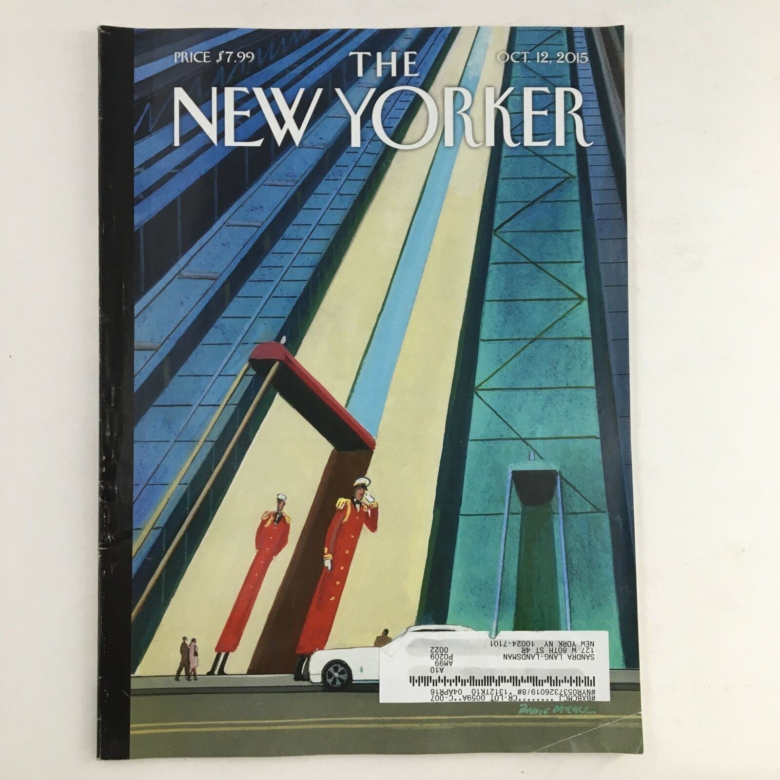 The New Yorker Full Magazine October 12 2015 Buildings by Bruce McCall