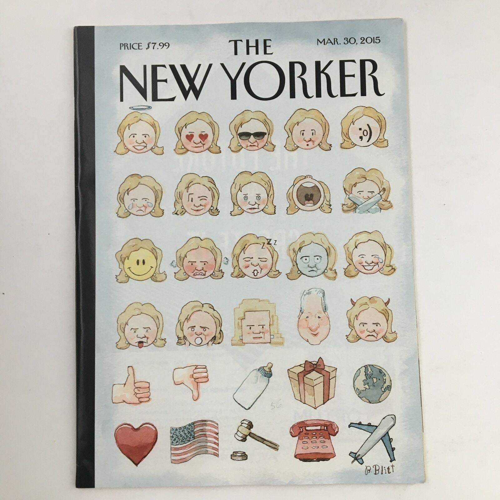 The New Yorker March 30 2015 Full Magazine Theme Cover by Barry Blitt VG