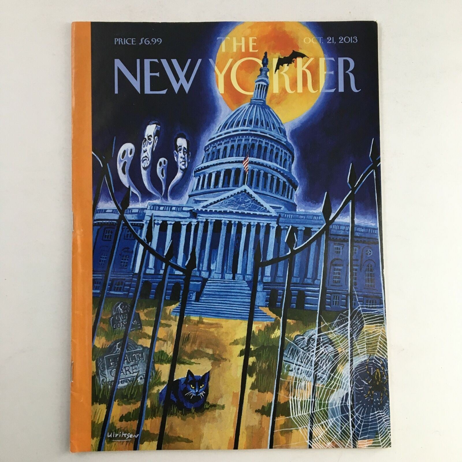 The New Yorker Magazine October 21 2013 Horror in White Hosue by Mark UIriksen