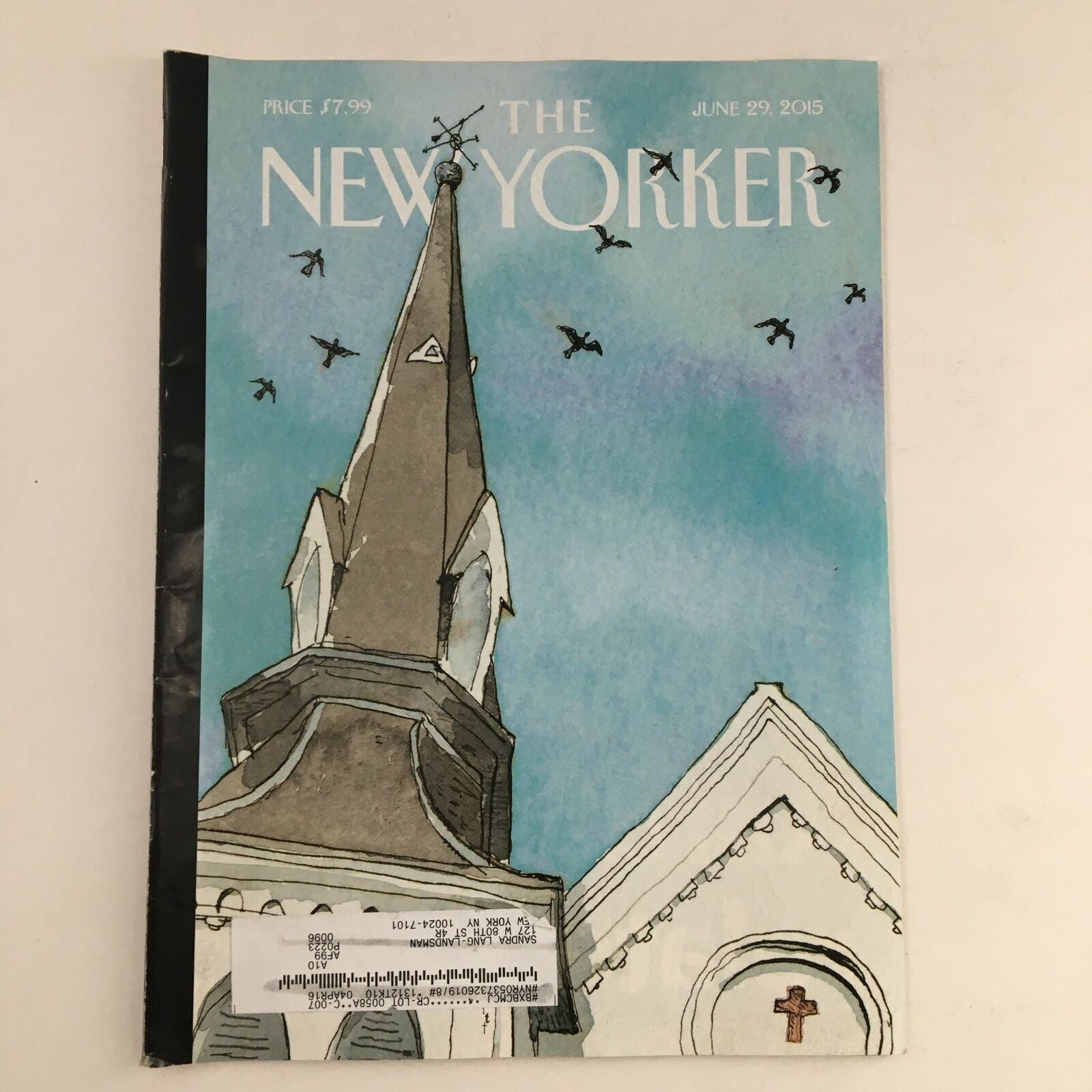 The New Yorker Full Magazine June 29 2015 Nine Church by Barry Blitt